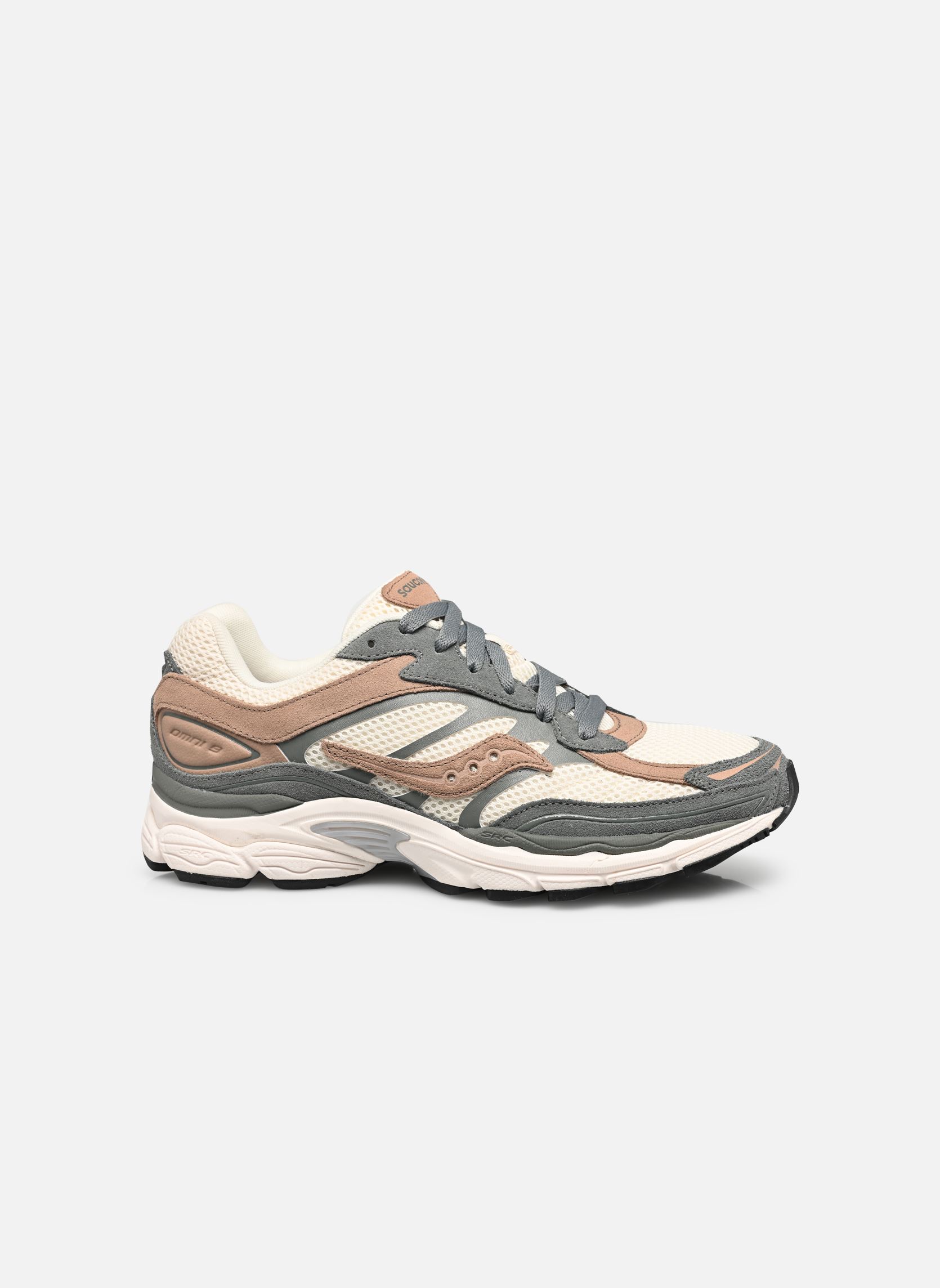 Baskets basses Progrid Omni 9 M homme blanc Saucony Baskets basses Progrid Omni 9 M homme blanc CREAM/GREEN