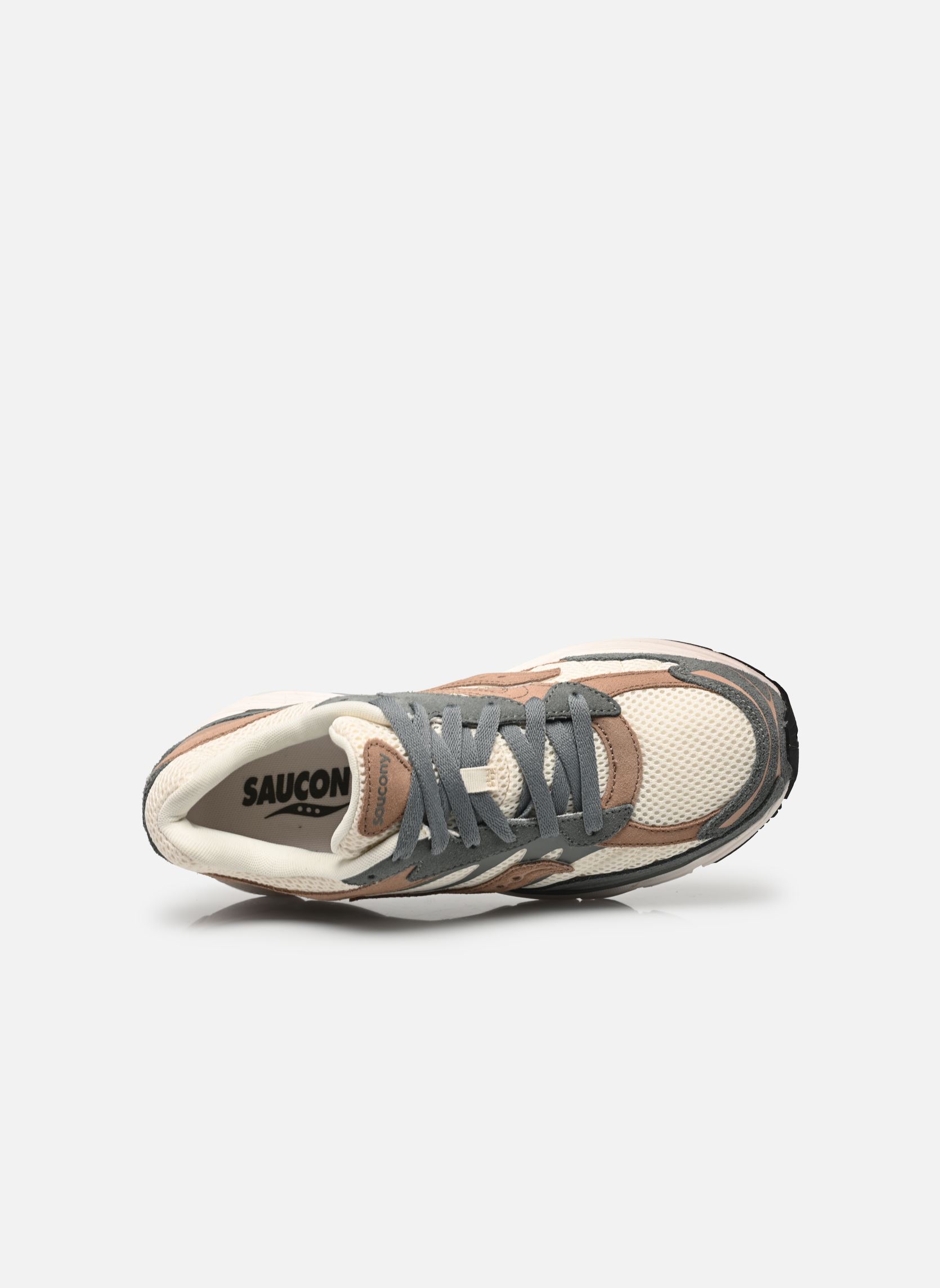 Baskets basses Progrid Omni 9 M homme blanc Saucony Baskets basses Progrid Omni 9 M homme blanc CREAM/GREEN