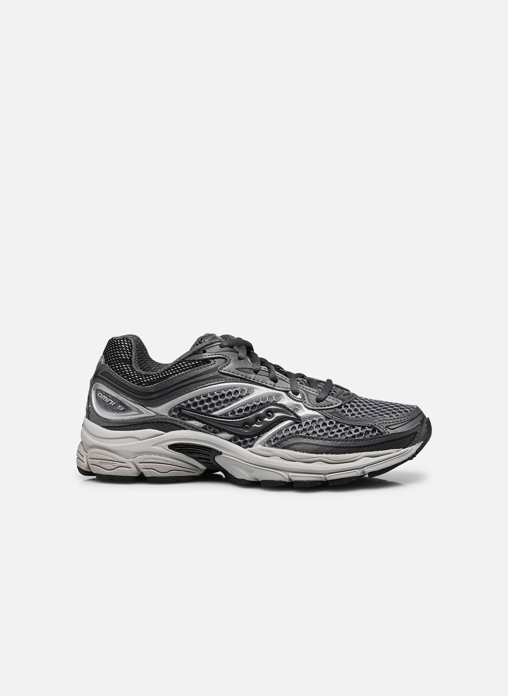Niedrige Sneaker Progrid Omni 9 grau Saucony Niedrige Sneaker Progrid Omni 9 grau CARBON/CADET