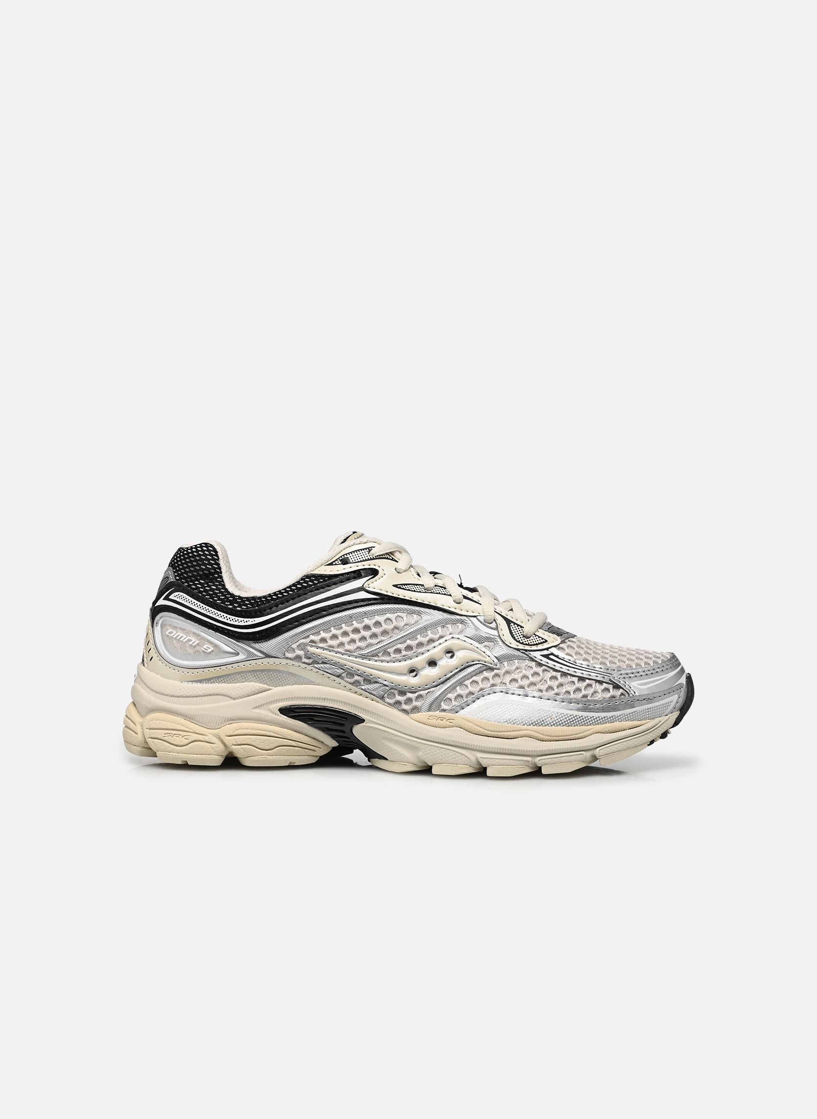 Niedrige Sneaker Progrid Omni 9 beige Saucony Niedrige Sneaker Progrid Omni 9 beige EGGSHELL/QUARTZ