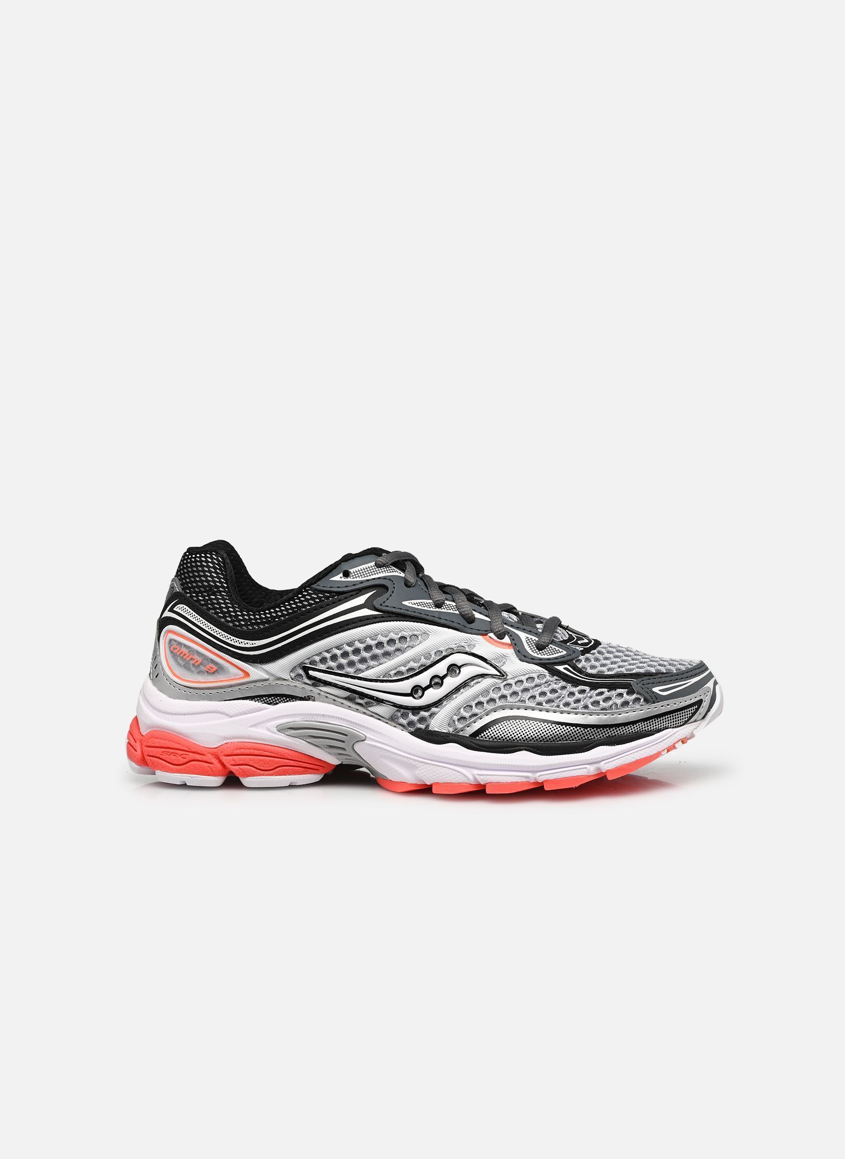 Baskets basses Progrid Omni 9 femme gris Saucony Baskets basses Progrid Omni 9 femme gris CADET/VIZIRED