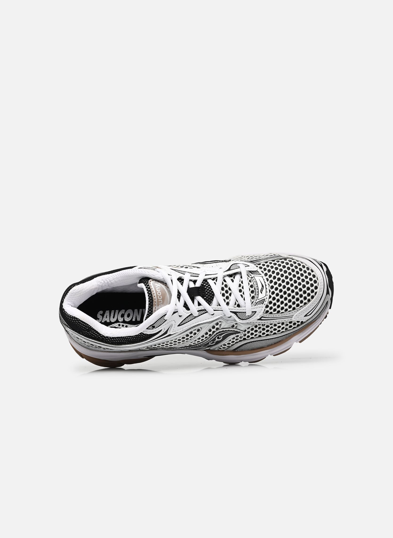 Baskets basses Progrid Omni 9 homme blanc Saucony Baskets basses Progrid Omni 9 homme blanc WHITE/SADDLE