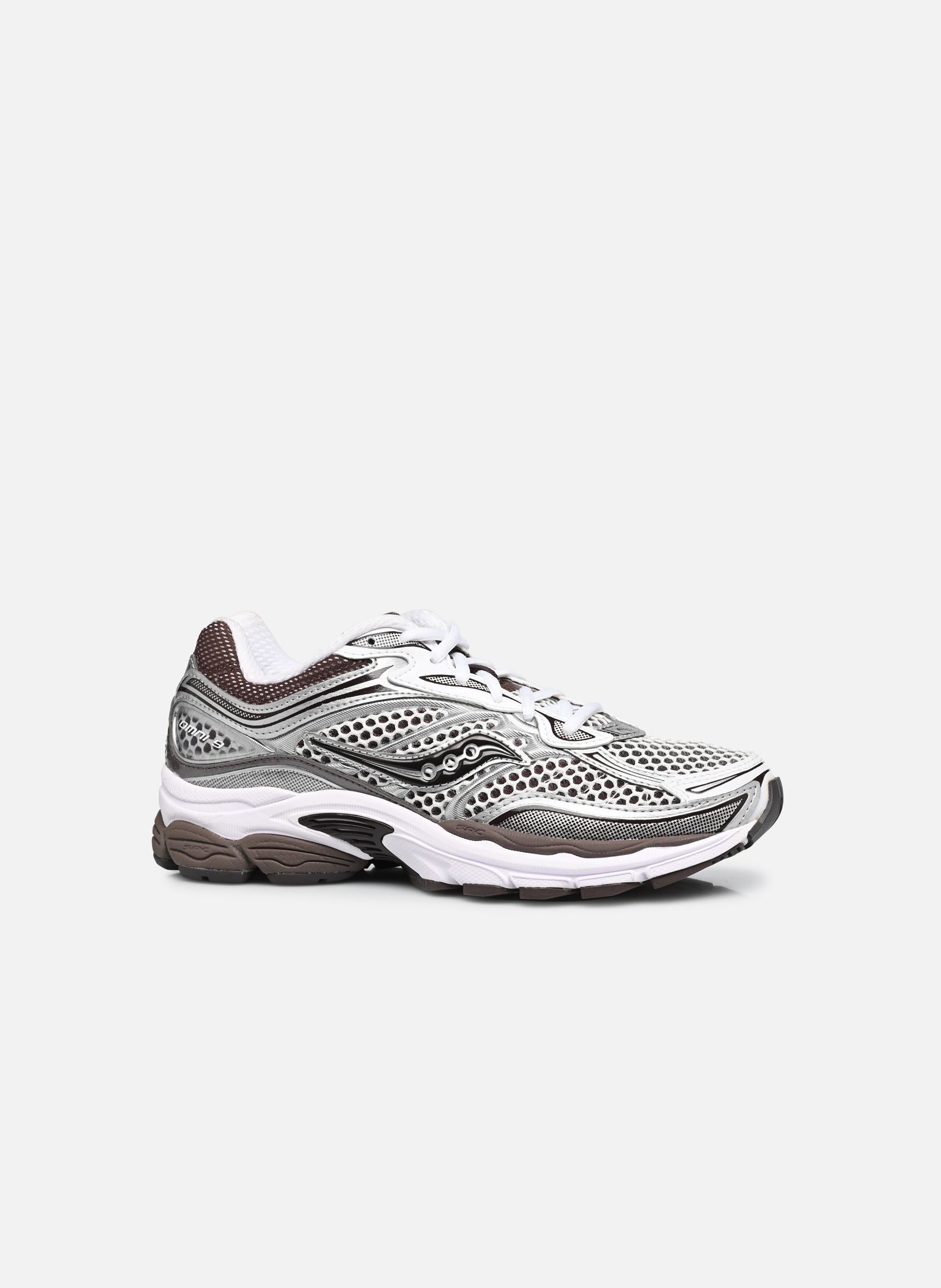 Baskets de sport Progrid Omni 9 femme marron Saucony Baskets de sport Progrid Omni 9 femme marron WHITE/BROWN