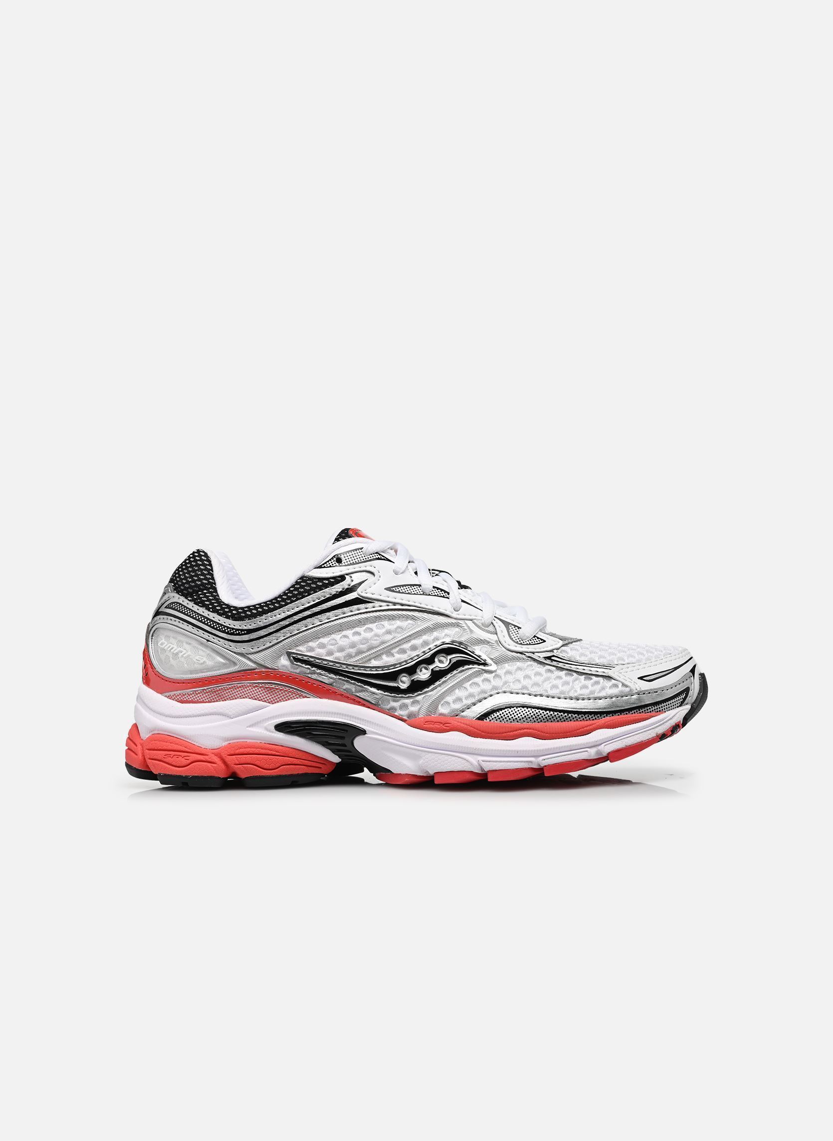 Baskets de sport Progrid Omni 9 femme blanc Saucony Baskets de sport Progrid Omni 9 femme blanc WHITE/RED