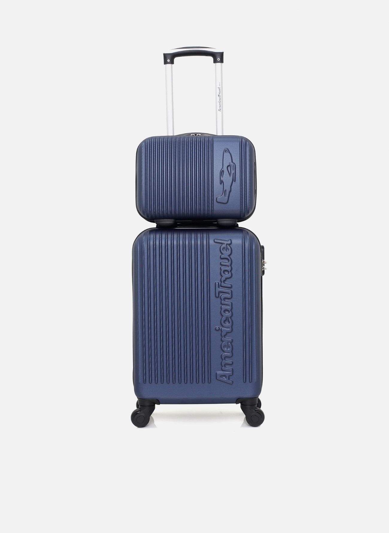 Valises SET DE VALISES - NASHVILLE - VERT femme bleu American Travel Valises SET DE VALISES - NASHVILLE - VERT femme bleu Bleu marine