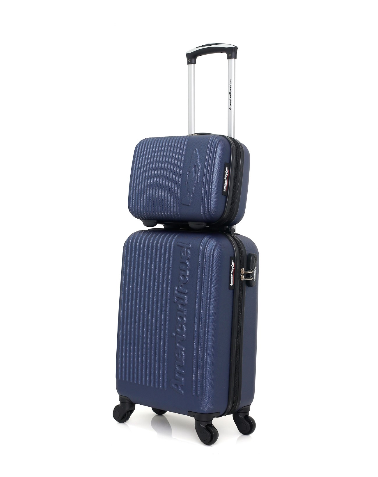 Valises SET DE VALISES - NASHVILLE - VERT femme bleu American Travel Valises SET DE VALISES - NASHVILLE - VERT femme bleu Bleu marine