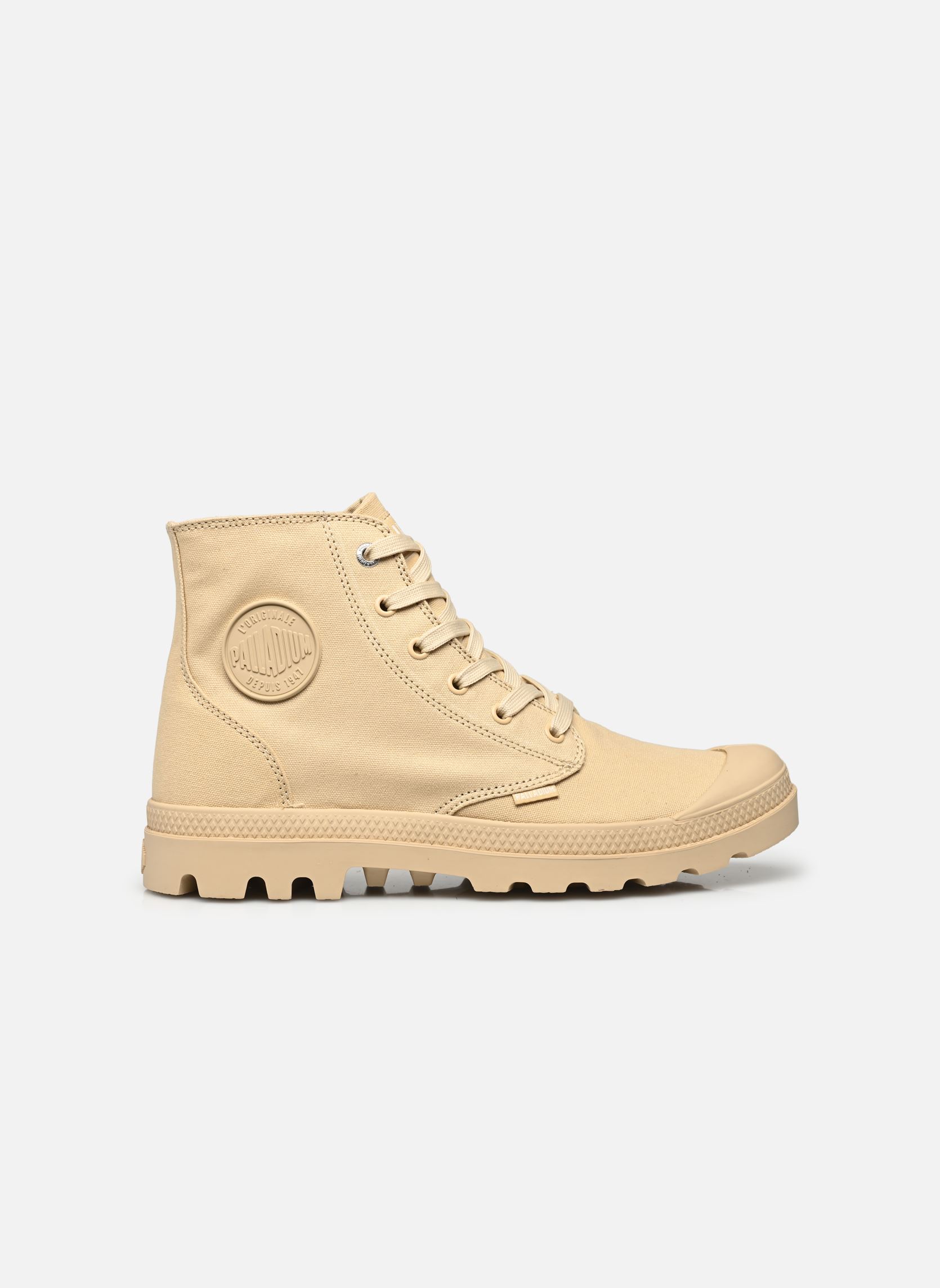 Baskets toile MONO CHROME homme marron Palladium Baskets toile MONO CHROME homme marron DESERT