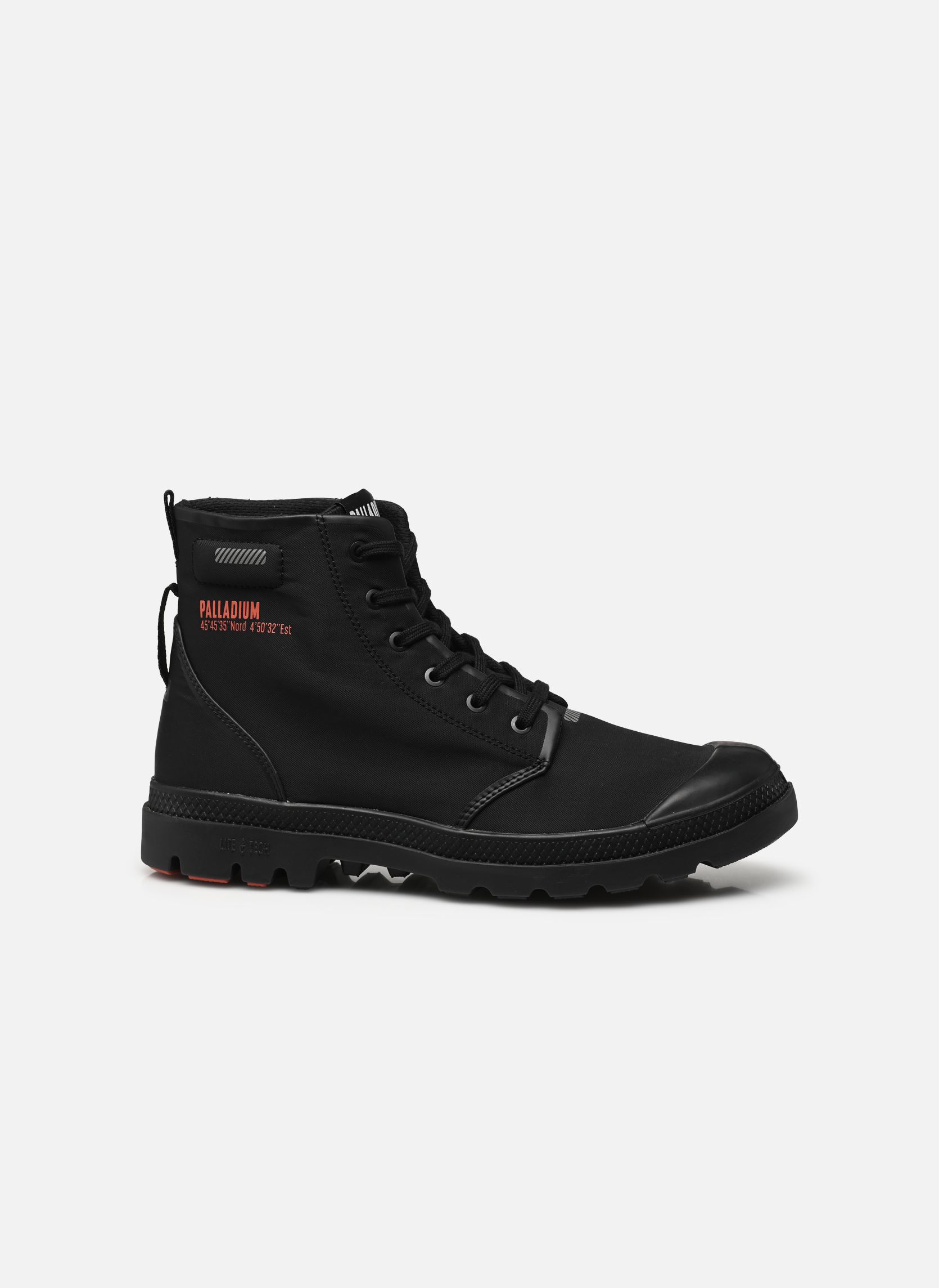 Geschnürte Stiefeletten PAMPA LITE+ HI herren schwarz Palladium Geschnürte Stiefeletten PAMPA LITE+ HI herren schwarz BLACK