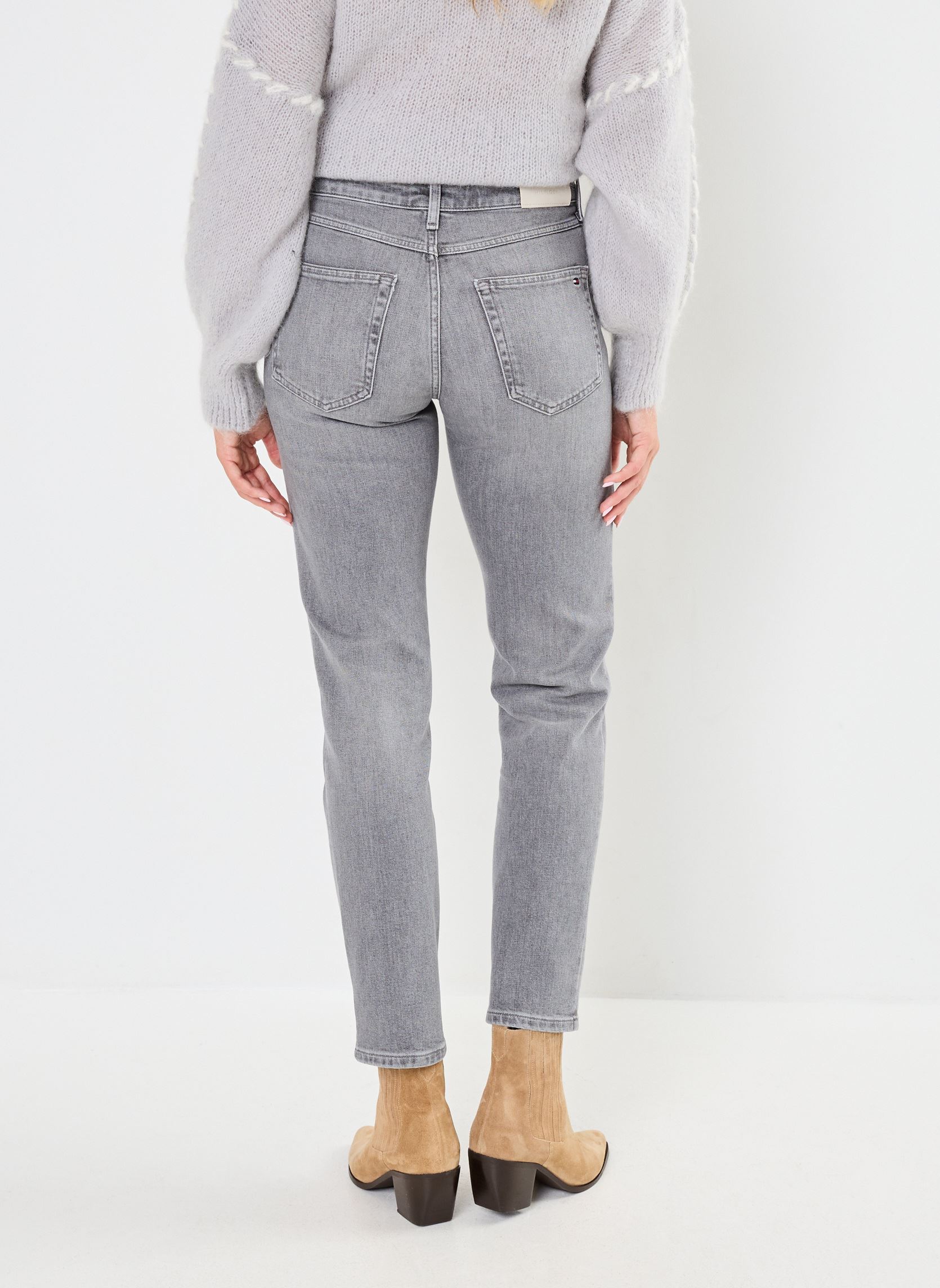 Jeans droit Classic Straight Rw femme gris Tommy Hilfiger Jeans droit Classic Straight Rw femme gris GYA