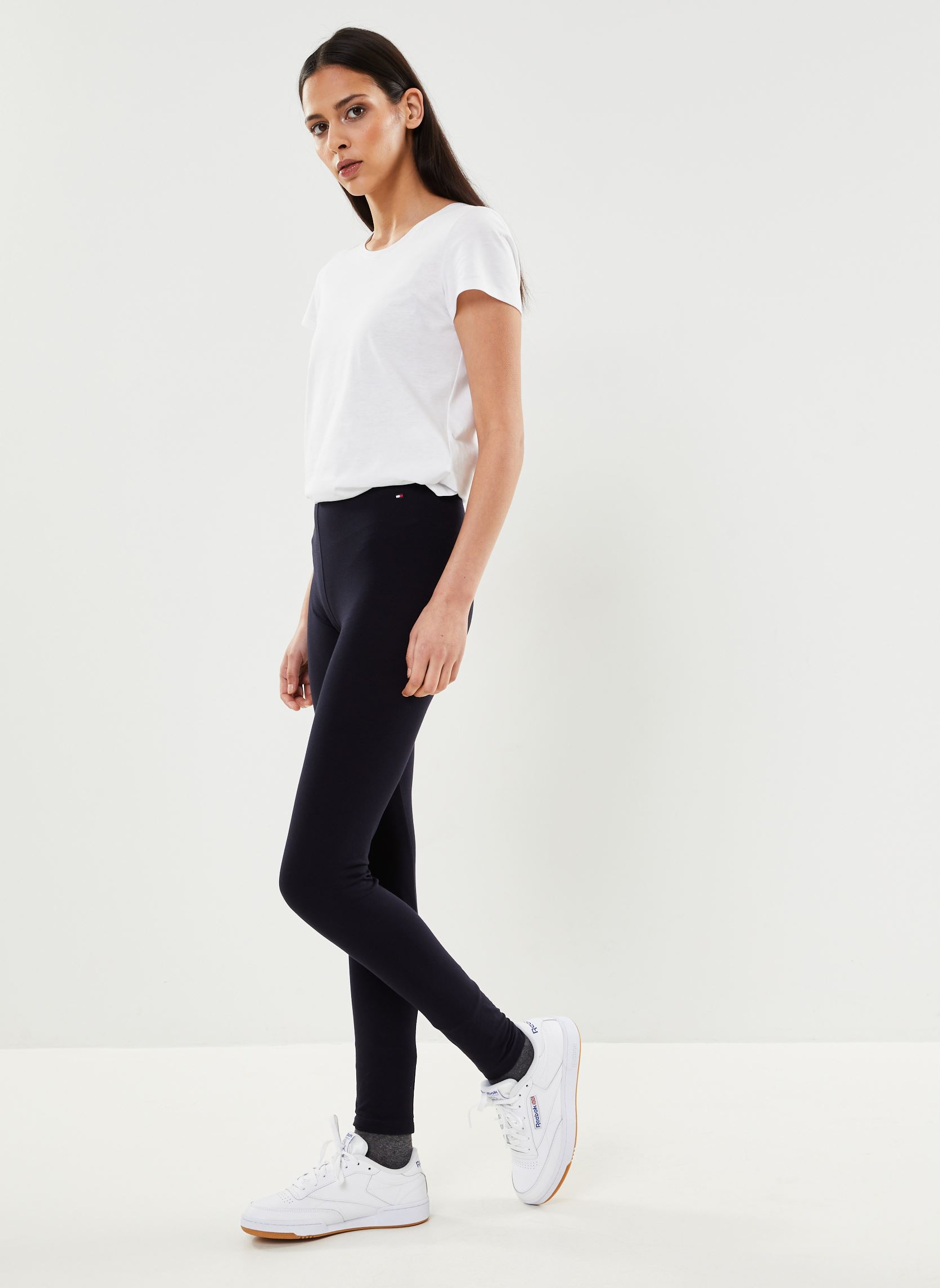 Pantaloni da jogging Legging UW0UW04524 donna blu Tommy Hilfiger Pantaloni da jogging Legging UW0UW04524 donna blu DESERT SKY