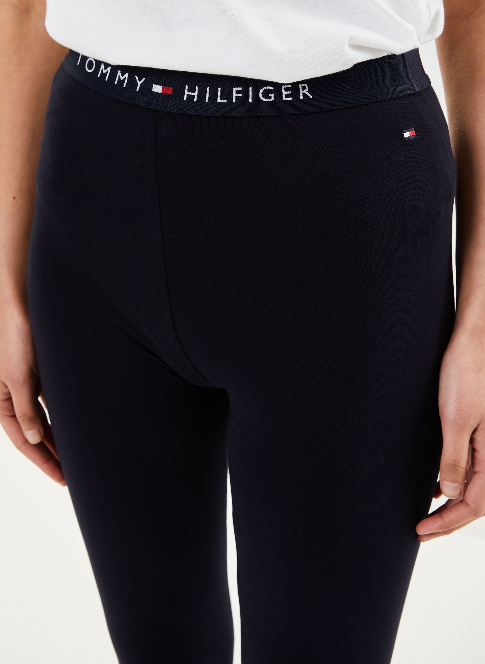 Pantaloni da jogging Legging UW0UW04524 donna blu Tommy Hilfiger Pantaloni da jogging Legging UW0UW04524 donna blu DESERT SKY