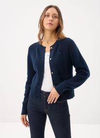 Vesten Co Cardi Stitch C-Nk dames blauw