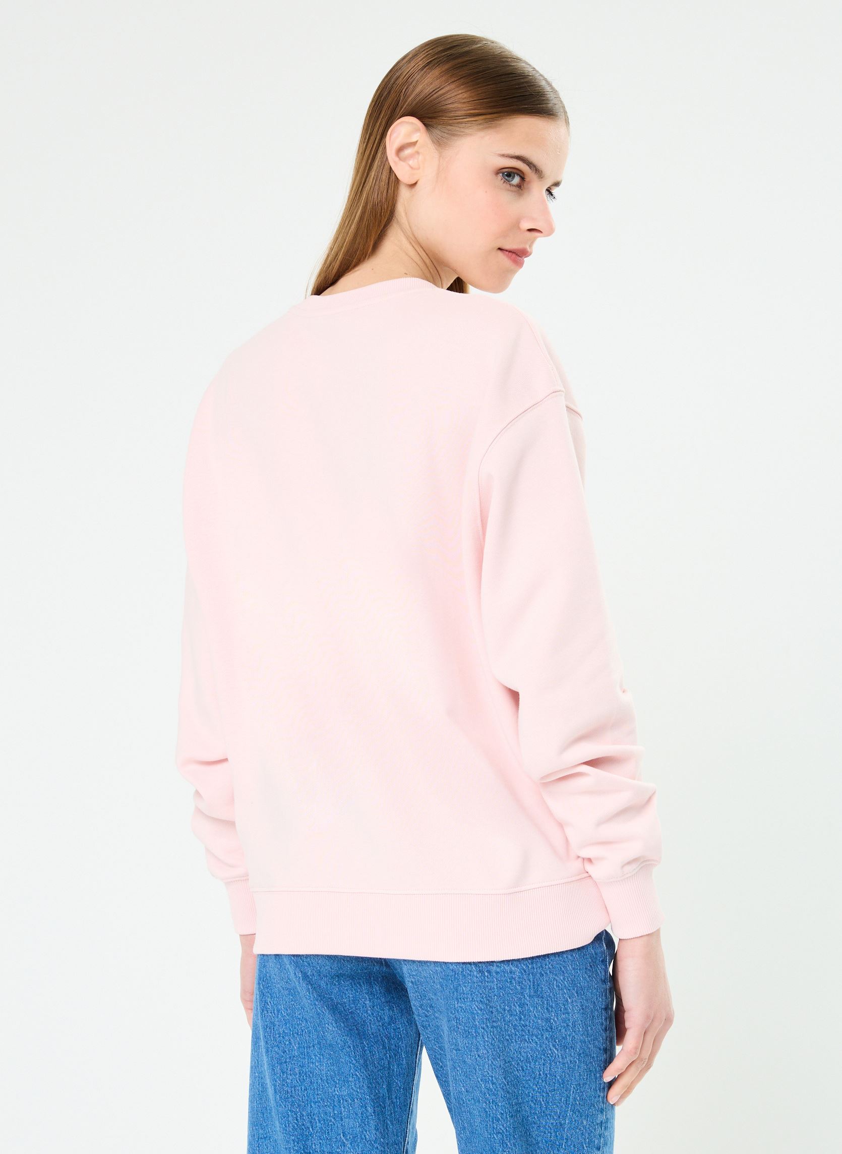 Sweatshirts Reg Flag Script Cnk WW0WW41758 femme rose Tommy Hilfiger Sweatshirts Reg Flag Script Cnk WW0WW41758 femme rose WHIMSY PINK