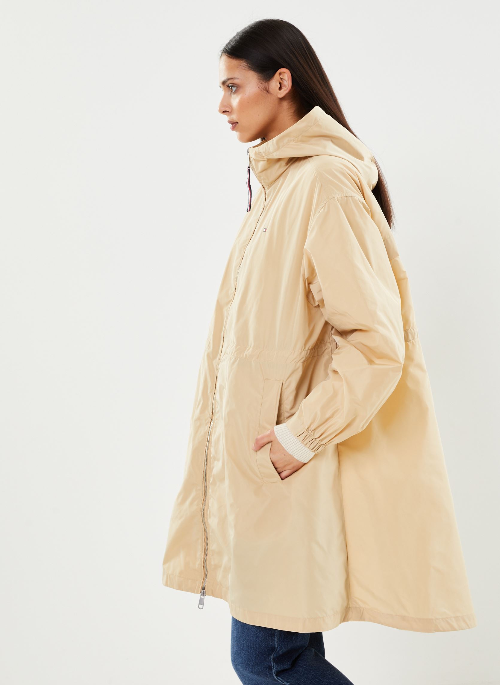 Manteau Femme Hiver Automne Boutons Arc Mode - Veste Coupe-Vent Chaud Pull Élégant