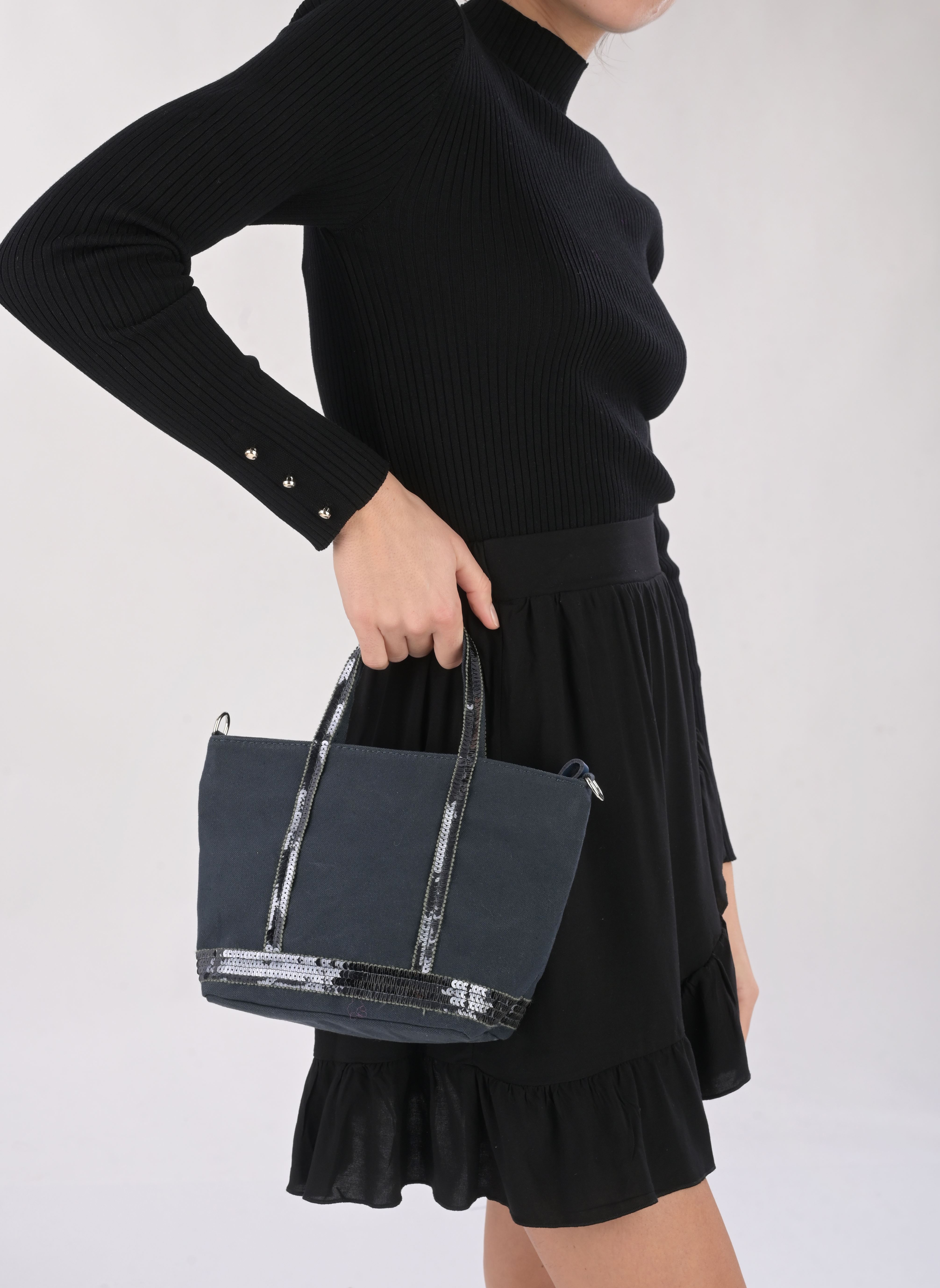 Schoudertassen Cabas XS Bandouliere dames blauw Vanessa Bruno Schoudertassen Cabas XS Bandouliere dames blauw PYRITE