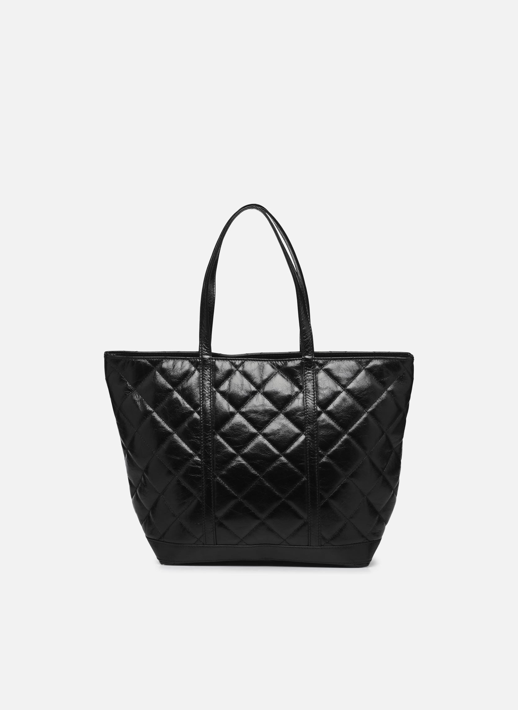 Shopper Cabas XL en Cuir Froisse Matelasse damen schwarz Vanessa Bruno Shopper Cabas XL en Cuir Froisse Matelasse damen schwarz NOIR