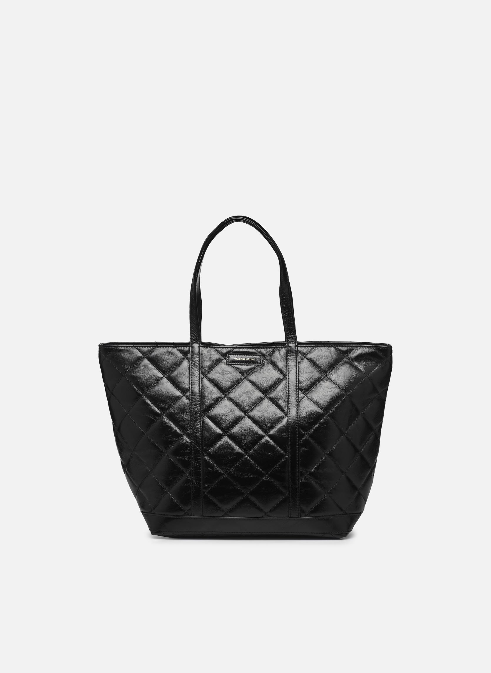 Shopper Cabas XL en Cuir Froisse Matelasse damen schwarz Vanessa Bruno Shopper Cabas XL en Cuir Froisse Matelasse damen schwarz NOIR