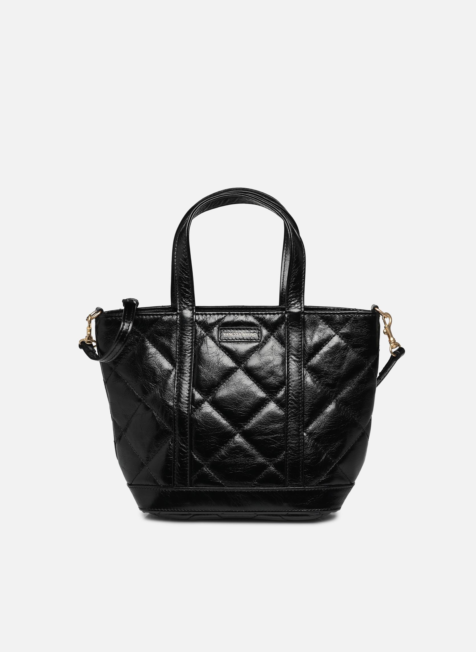 Cabas Cabas S Bandouliene en Cuir Froisse Mate femme noir Vanessa Bruno Cabas Cabas S Bandouliene en Cuir Froisse Mate femme noir NOIR