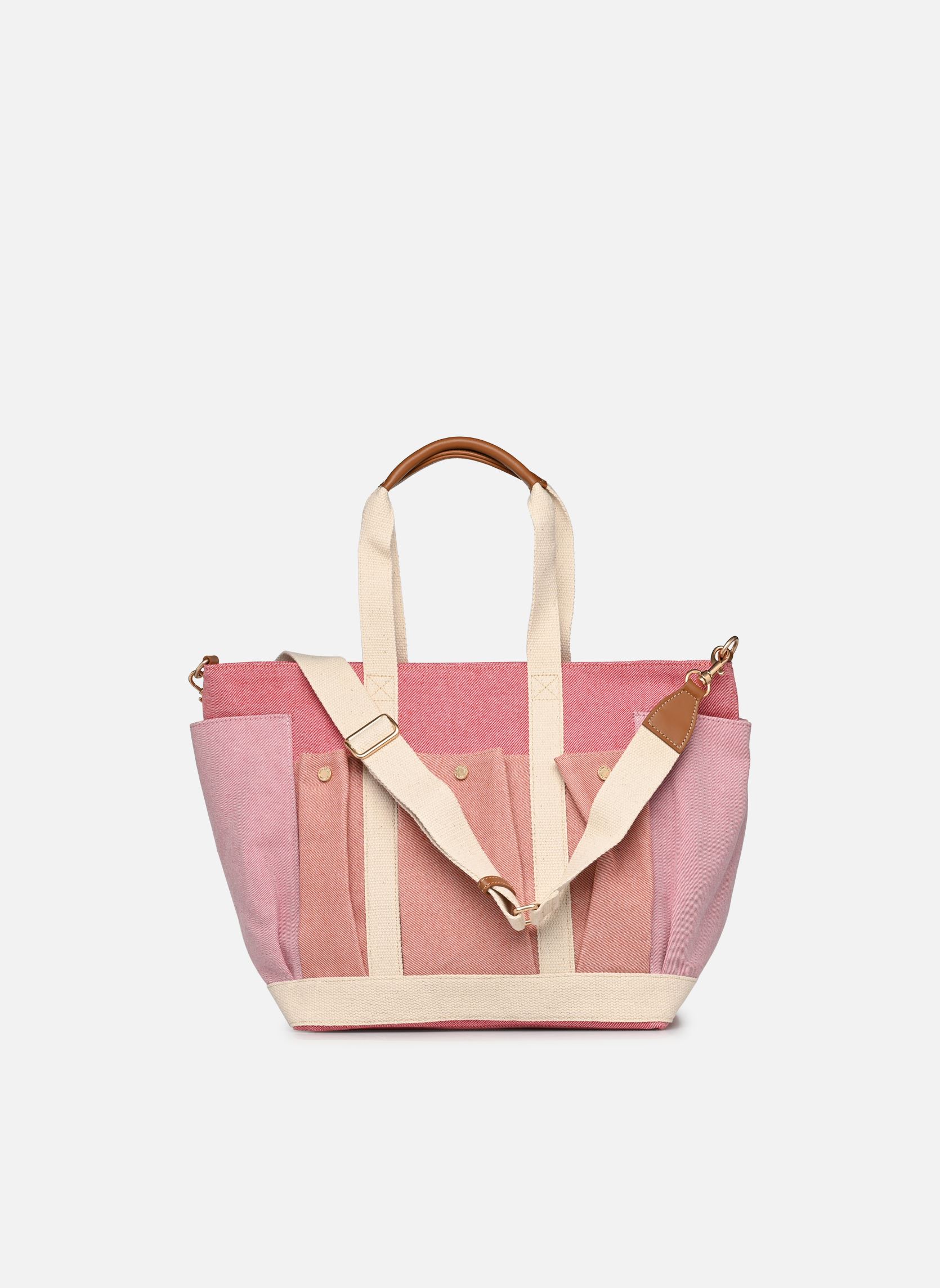 Bolsas de compra Cabas Multipoches GM mujer multicolor Vanessa Bruno Bolsas de compra Cabas Multipoches GM mujer multicolor MULTICO/ROSE