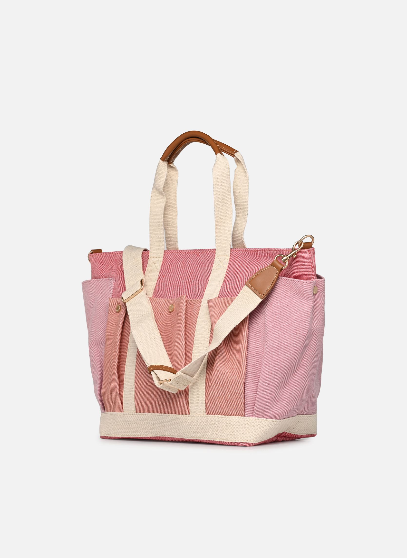 Bolsas de compra Cabas Multipoches GM mujer multicolor Vanessa Bruno Bolsas de compra Cabas Multipoches GM mujer multicolor MULTICO/ROSE