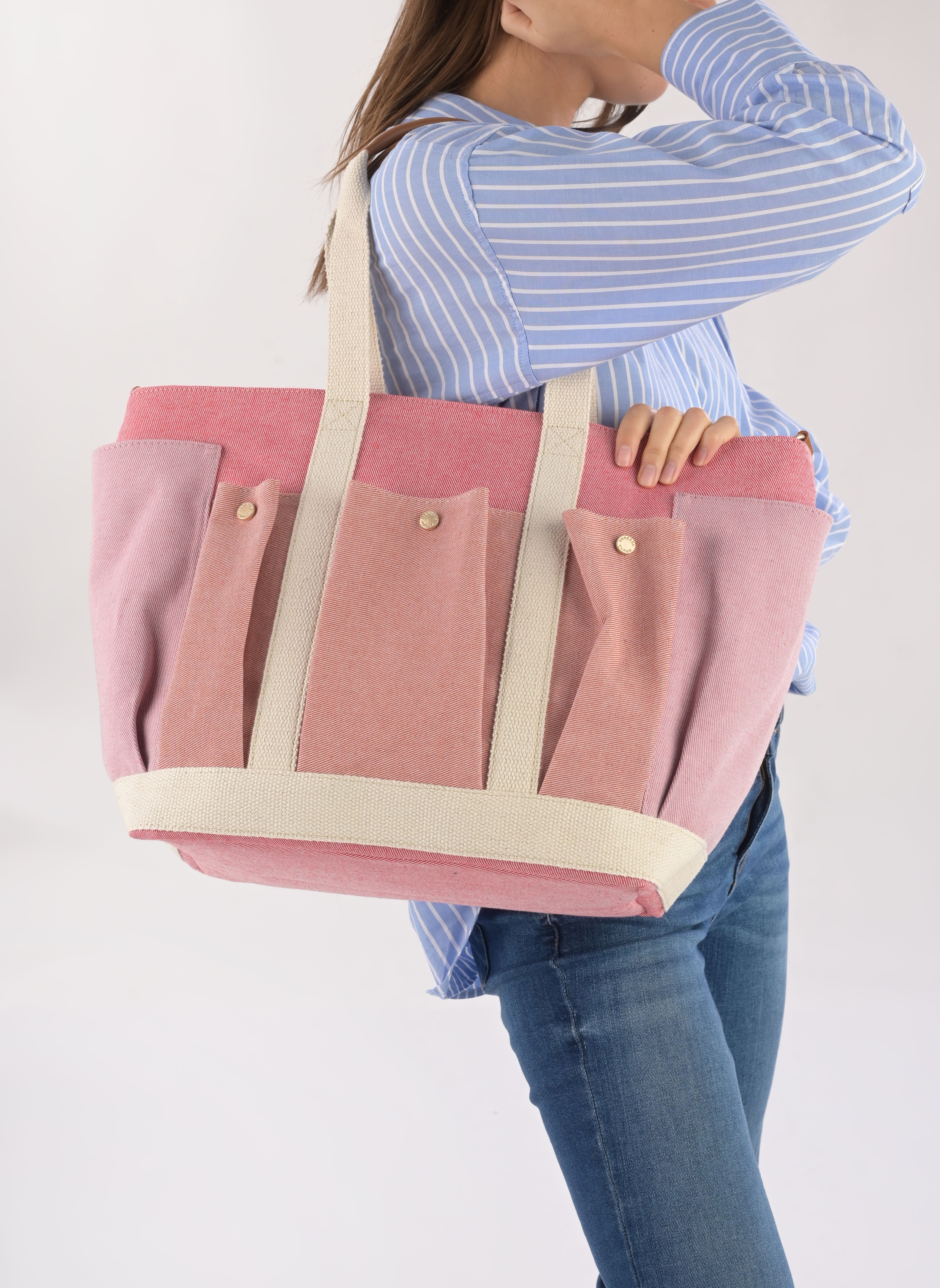 Bolsas de compra Cabas Multipoches GM mujer multicolor Vanessa Bruno Bolsas de compra Cabas Multipoches GM mujer multicolor MULTICO/ROSE