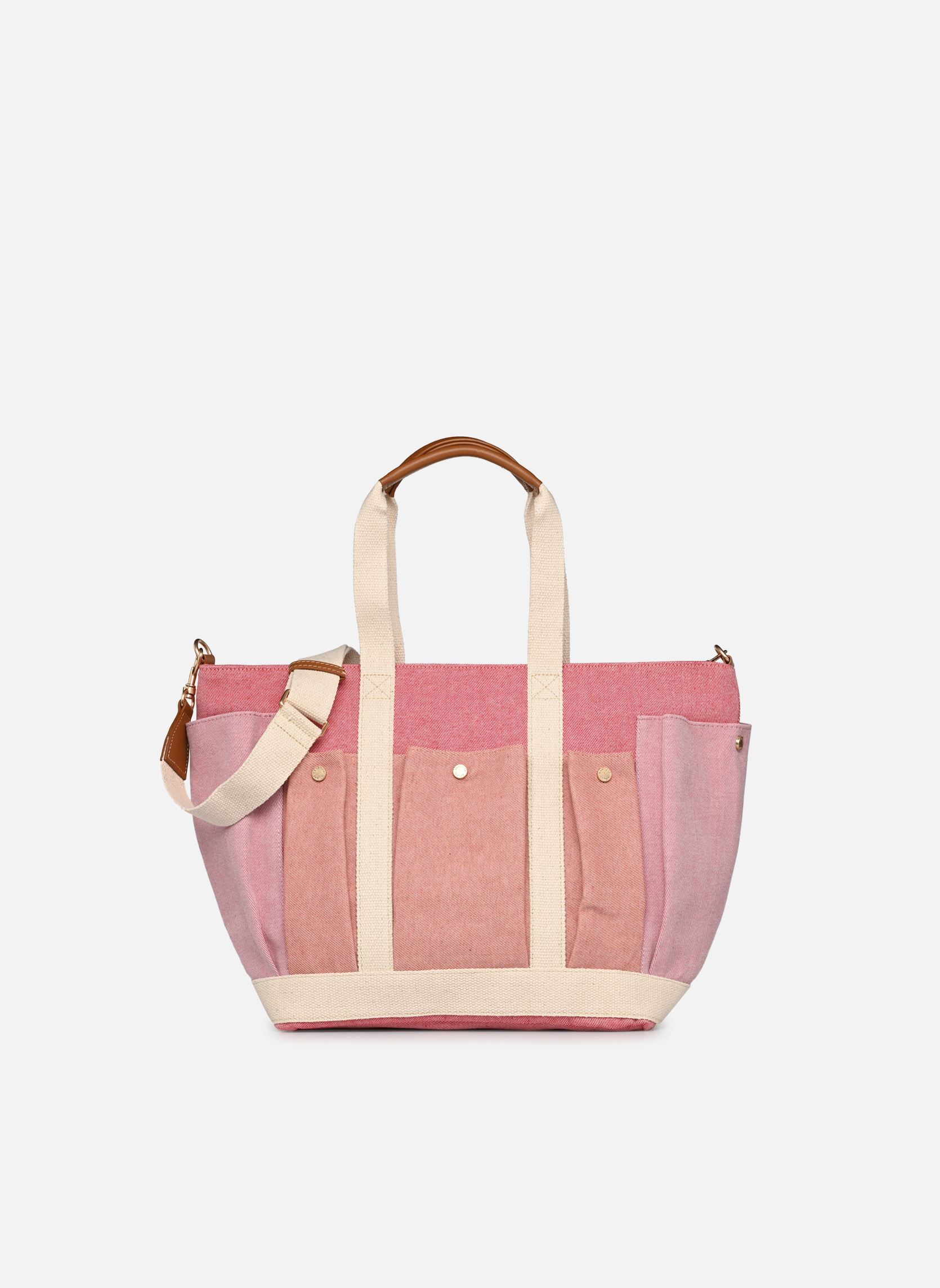 Bolsas de compra Cabas Multipoches GM mujer multicolor Vanessa Bruno Bolsas de compra Cabas Multipoches GM mujer multicolor MULTICO/ROSE