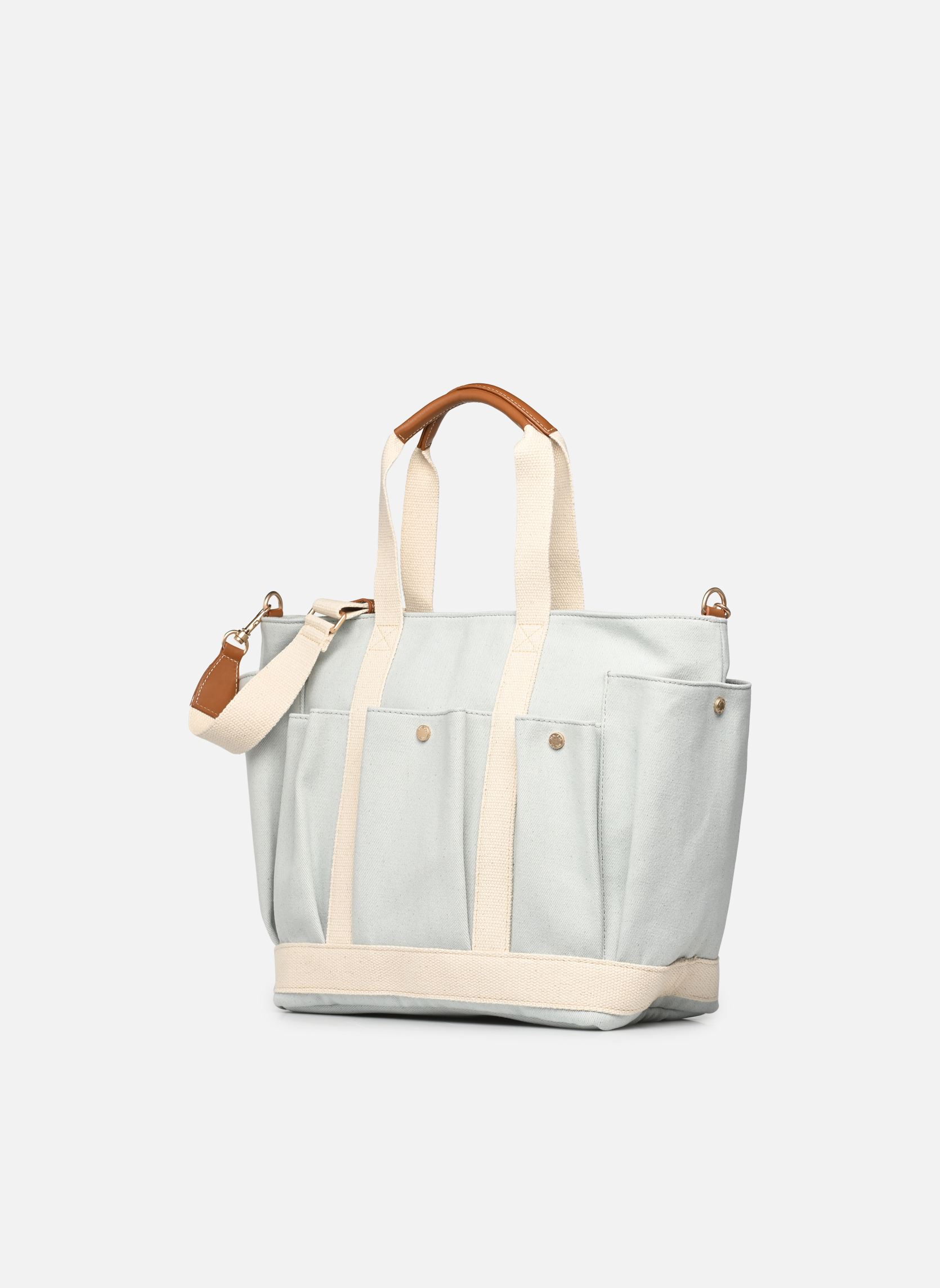 Bolsas de compra Cabas Multipoches GM mujer azul Vanessa Bruno Bolsas de compra Cabas Multipoches GM mujer azul GLACIER