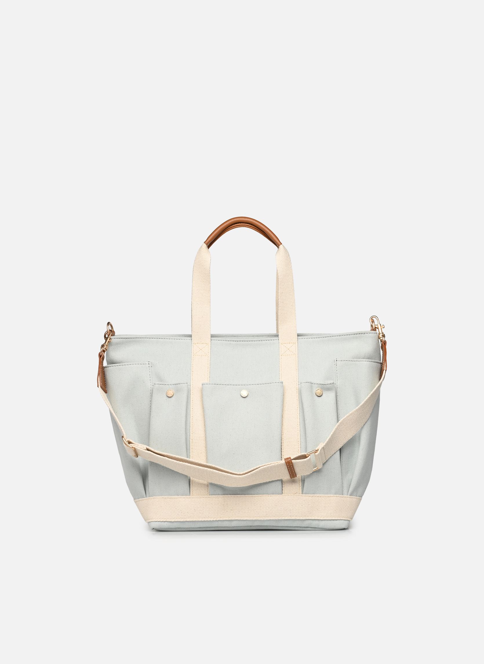Bolsas de compra Cabas Multipoches GM mujer azul Vanessa Bruno Bolsas de compra Cabas Multipoches GM mujer azul GLACIER