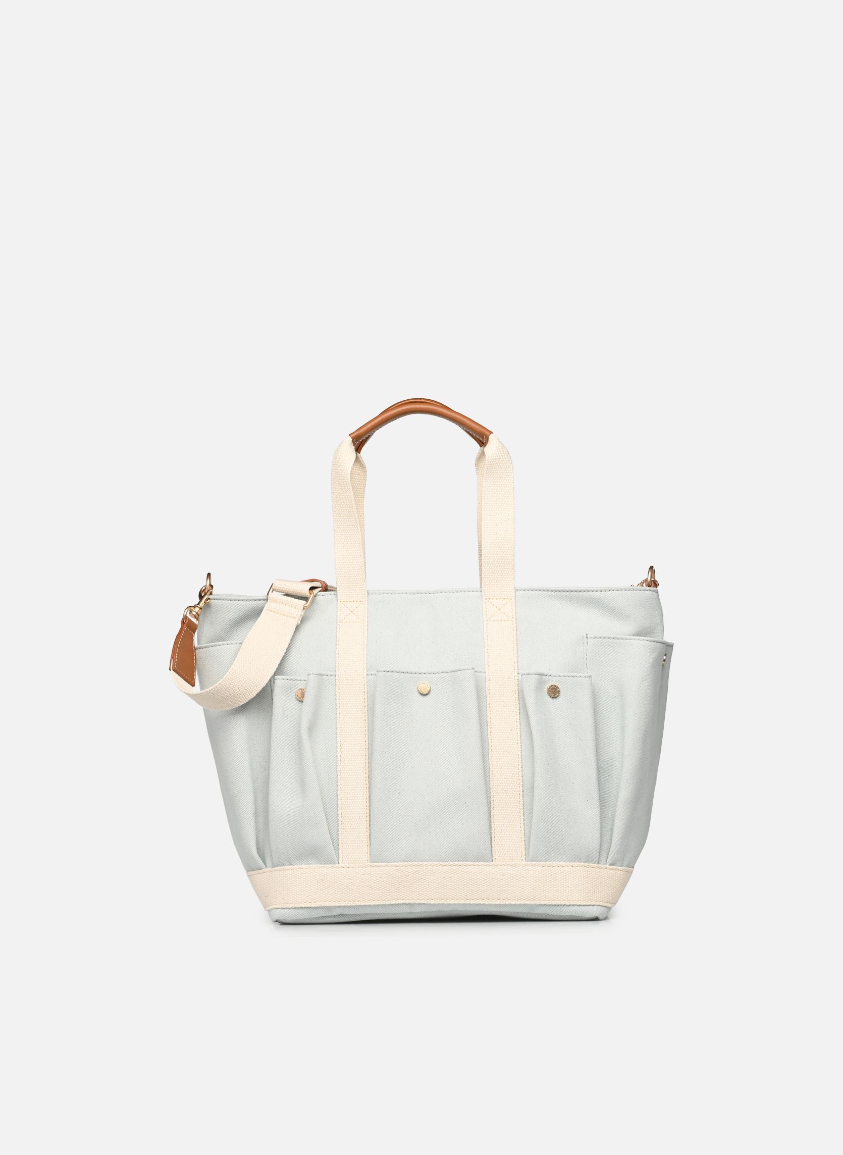 Bolsas de compra Cabas Multipoches GM mujer azul Vanessa Bruno Bolsas de compra Cabas Multipoches GM mujer azul GLACIER