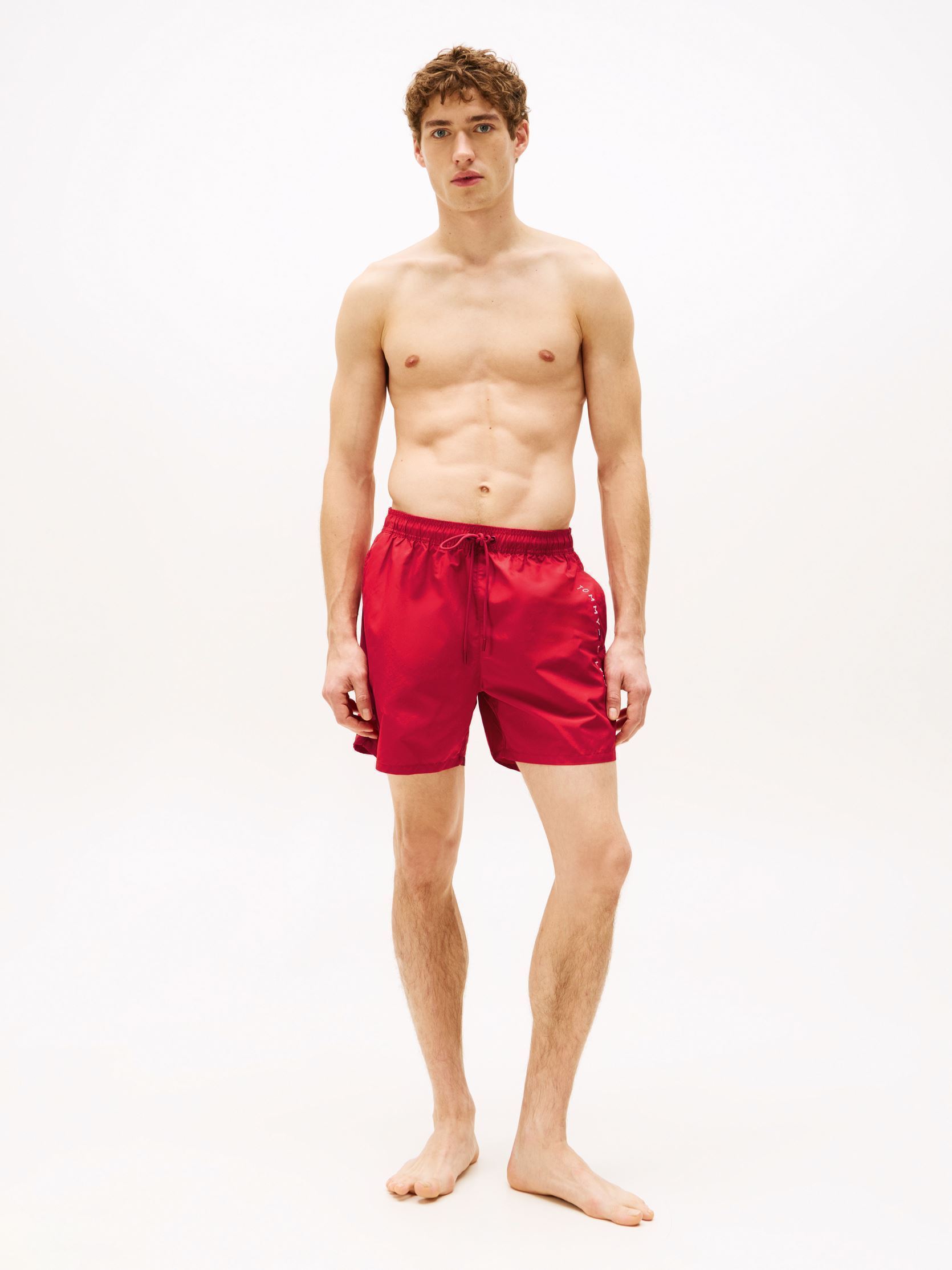 Zwemboxers Medium Drawstring UM0UM03258 heren rood Tommy Hilfiger Zwemboxers Medium Drawstring UM0UM03258 heren rood MEDIUM RED