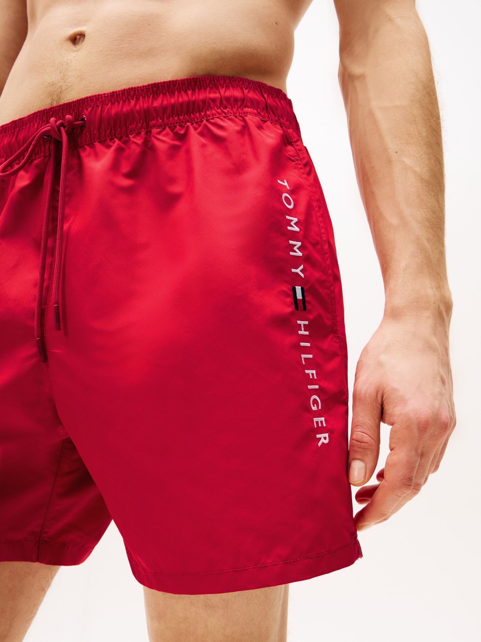 Zwemboxers Medium Drawstring UM0UM03258 heren rood Tommy Hilfiger Zwemboxers Medium Drawstring UM0UM03258 heren rood MEDIUM RED
