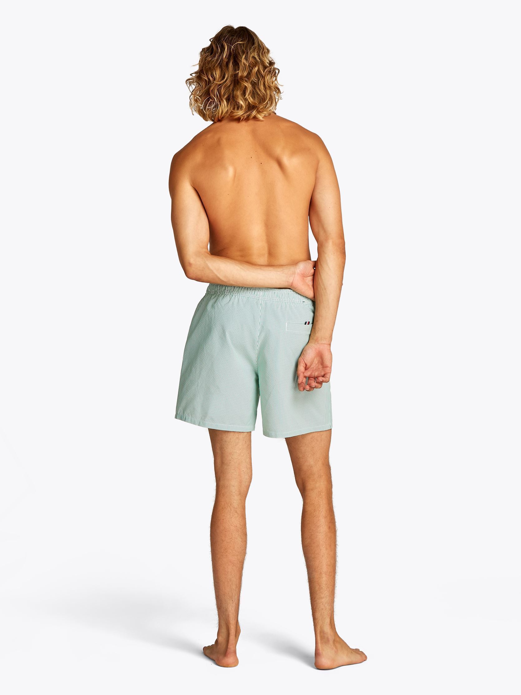 Zwemshorts Medium Drawstring Stripes UM0UM03265 heren wit Tommy Hilfiger Zwemshorts Medium Drawstring Stripes UM0UM03265 heren wit ITHACA WHITE RADIANT GREEN