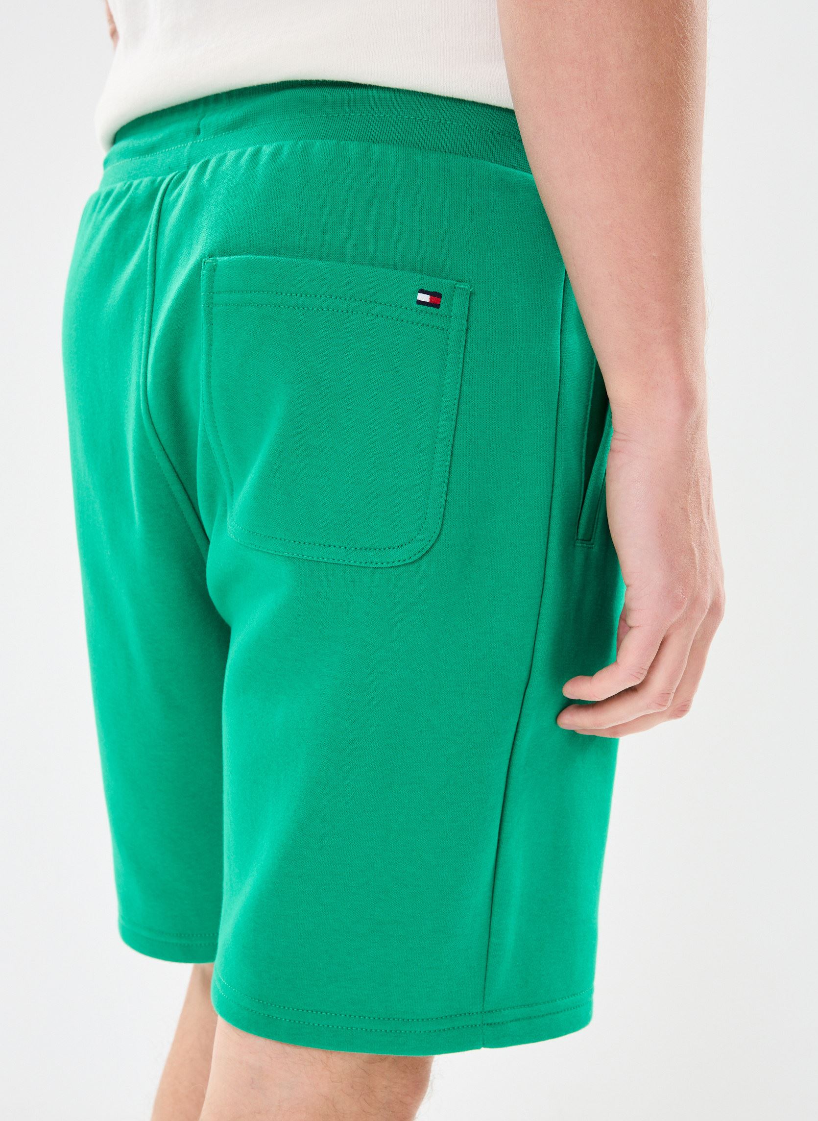 Pantaloncini da sport Small Tommy Logo Swe uomo verde Tommy Hilfiger Pantaloncini da sport Small Tommy Logo Swe uomo verde OLYMPIC GREEN