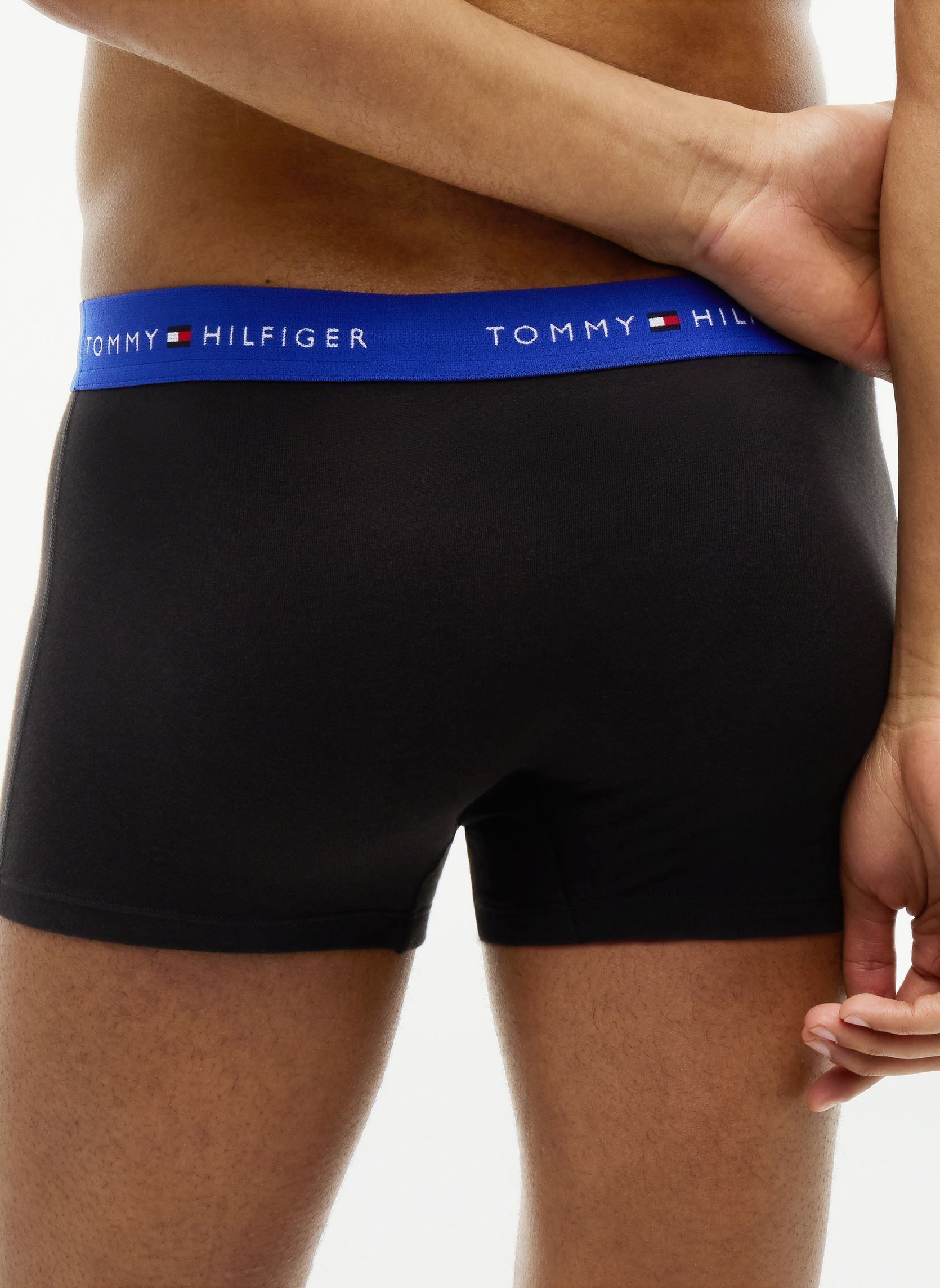 Boxers 5P Trunk Wb heren zwart Tommy Hilfiger Boxers 5P Trunk Wb heren zwart B//BLK/FR RED/BON PK/ALS GRE/N