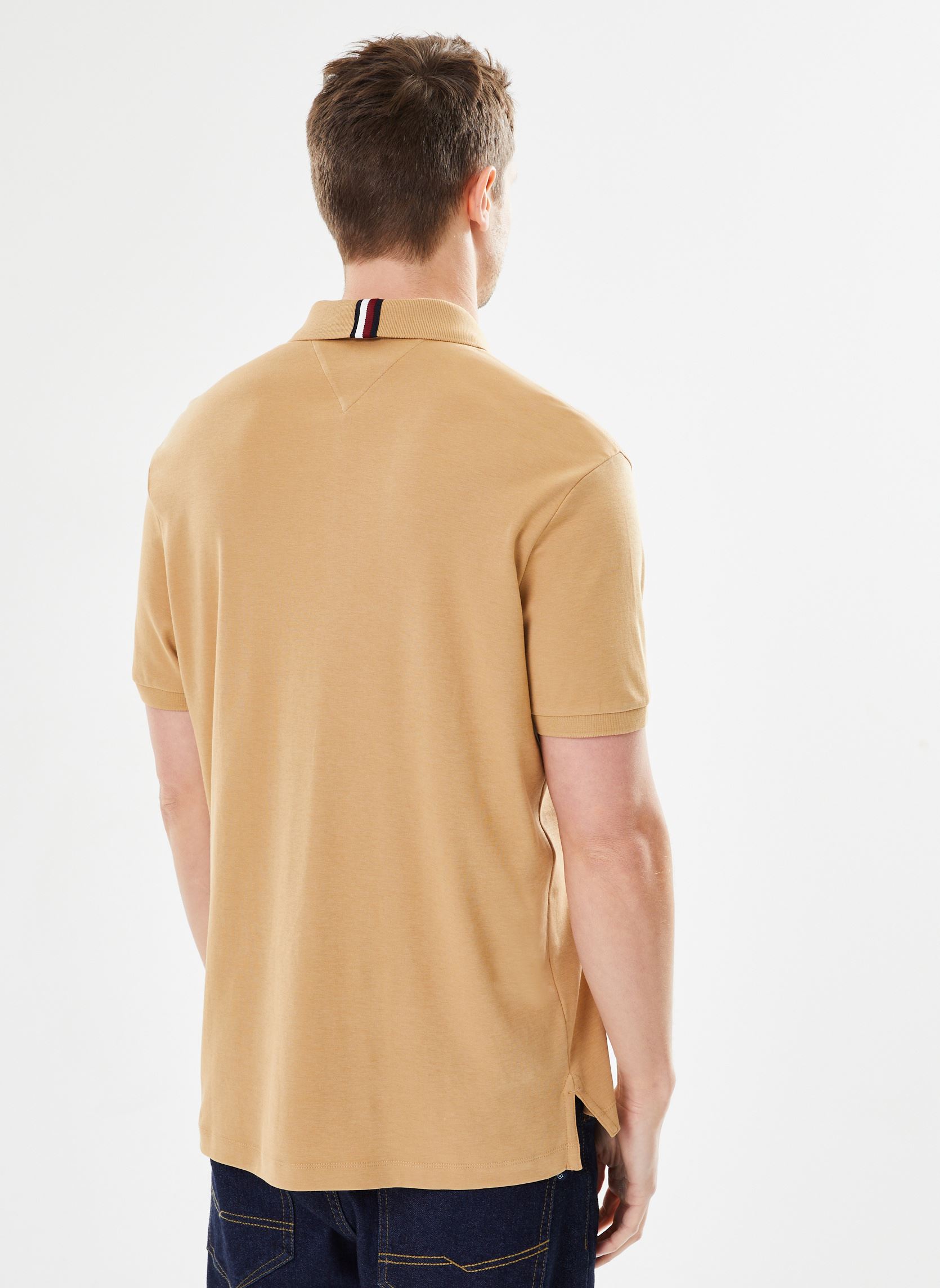 Polos Imd Interlock Reg Po homme vert Tommy Hilfiger Polos Imd Interlock Reg Po homme vert CLASSIC KHAKI