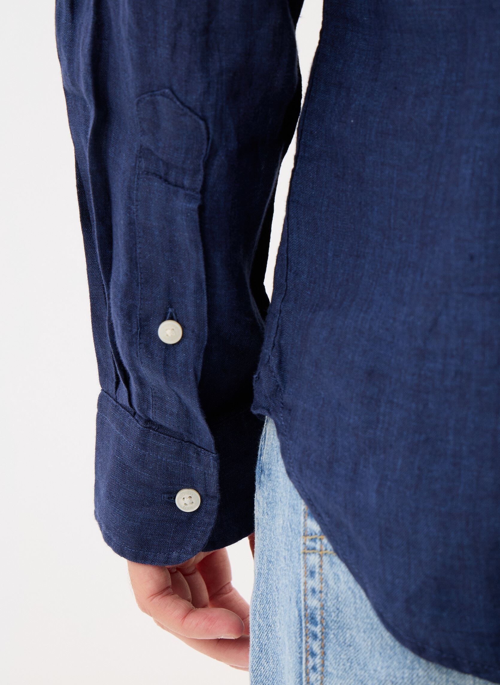 Chemises Pigment Dyed Li Soli homme bleu Tommy Hilfiger Chemises Pigment Dyed Li Soli homme bleu CARBON NAVY