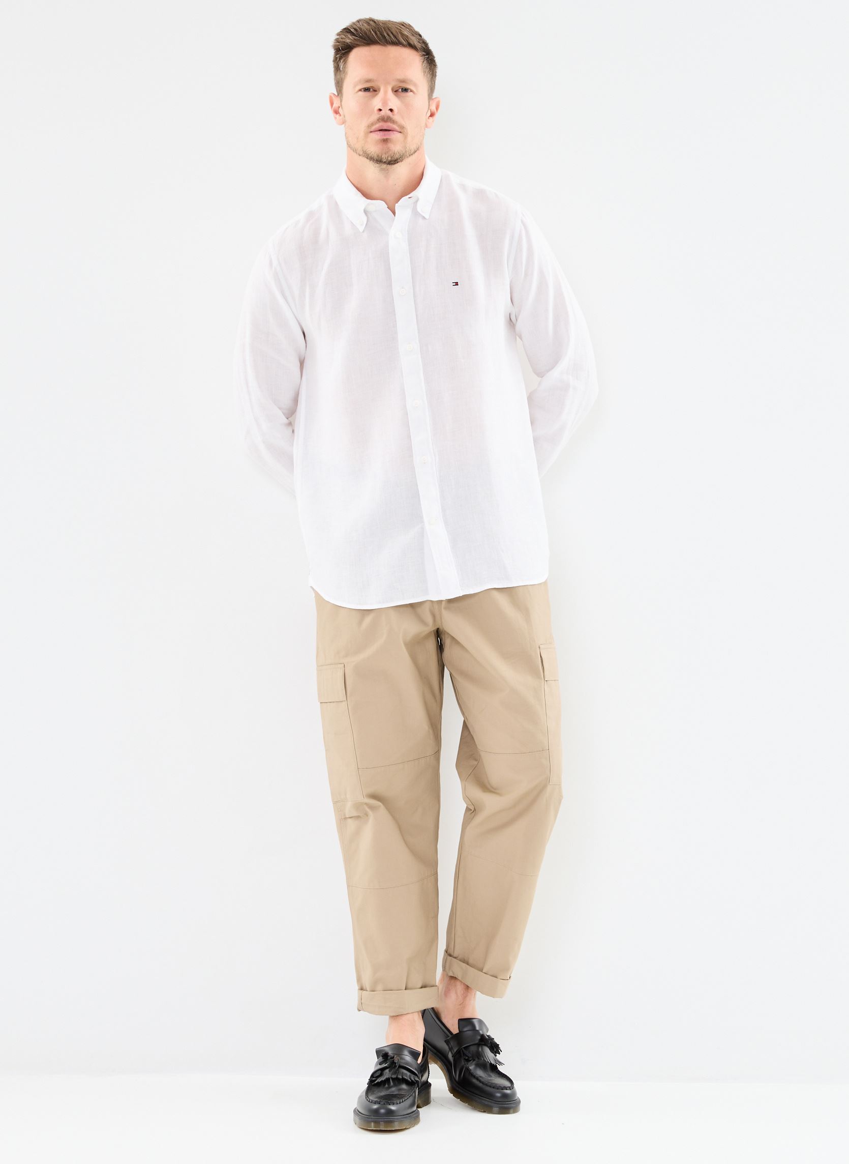 Hemden Pigment Dyed Li Soli herren weiß Tommy Hilfiger Hemden Pigment Dyed Li Soli herren weiß OPTIC WHITE
