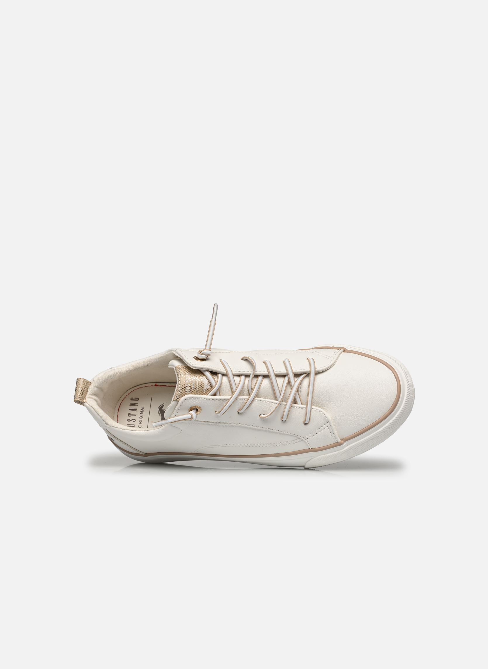 Niedrige Sneaker 1272311 damen weiß Mustang shoes Niedrige Sneaker 1272311 damen weiß Blanc