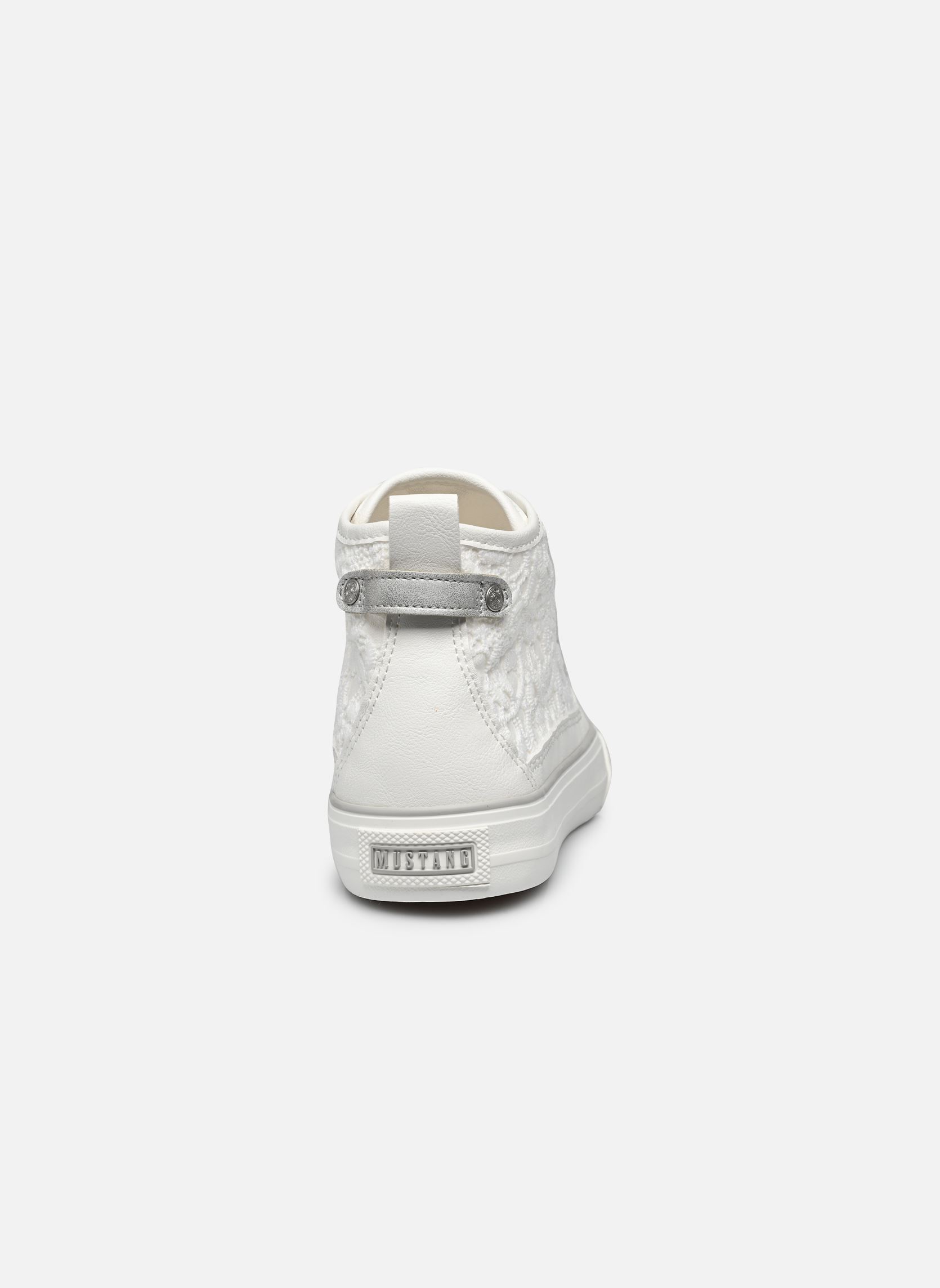 Baskets montantes 1272502 femme blanc Mustang shoes Baskets montantes 1272502 femme blanc Blanc