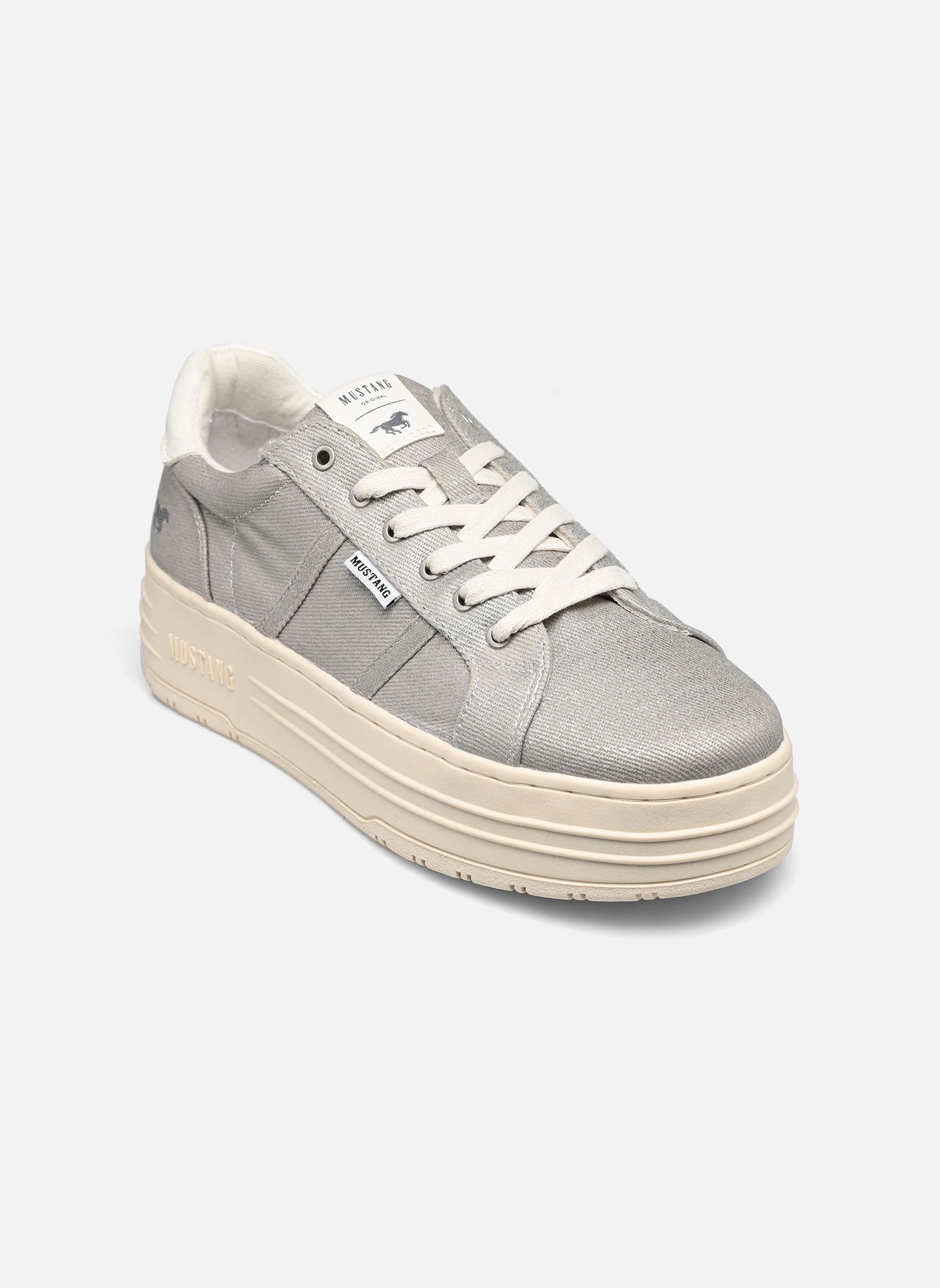 Niedrige Sneaker 1497301 damen silber Mustang shoes Niedrige Sneaker 1497301 damen silber Argent