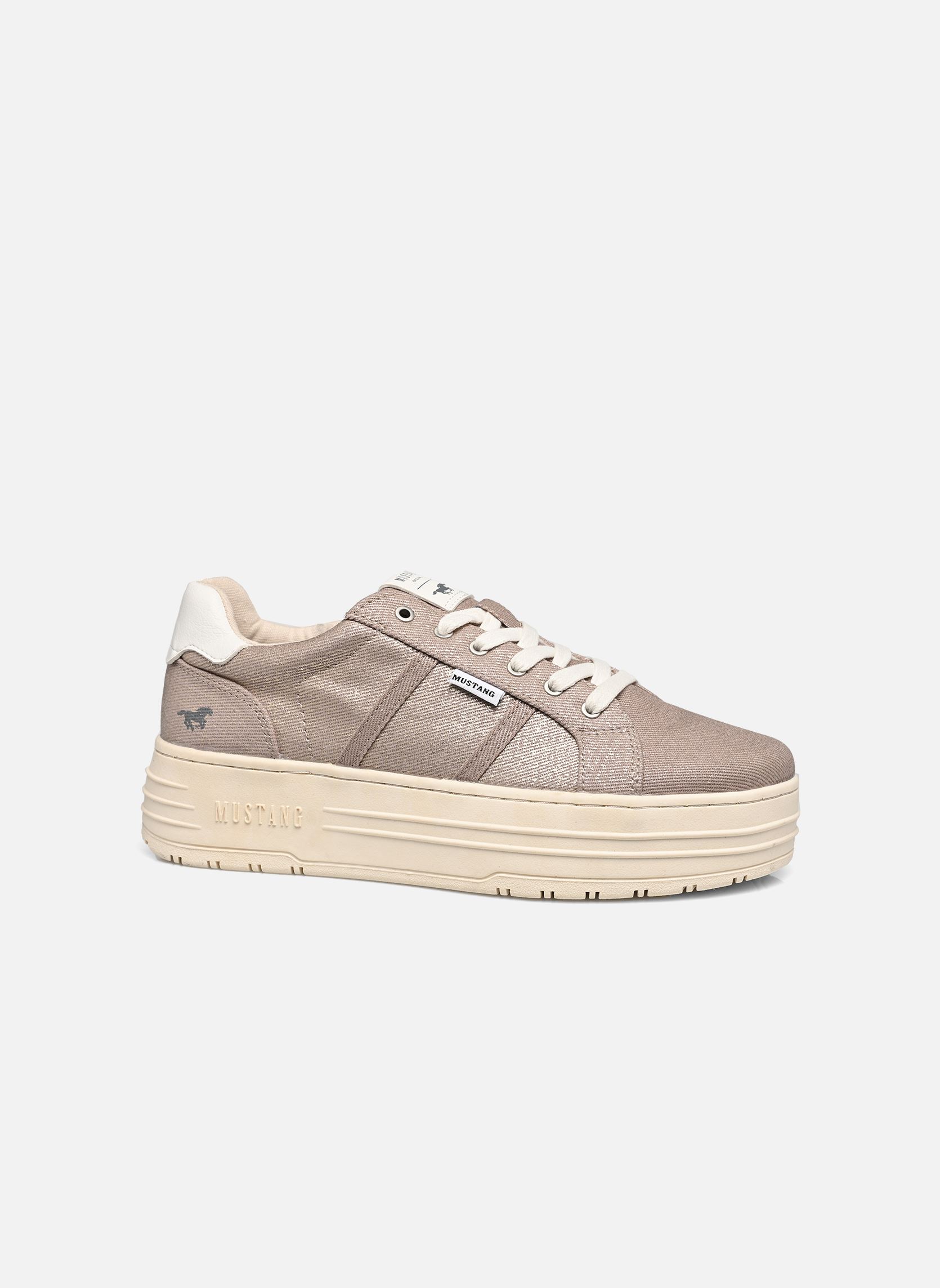 Baskets basses 1497301 femme or et bronze Mustang shoes Baskets basses 1497301 femme or et bronze Or