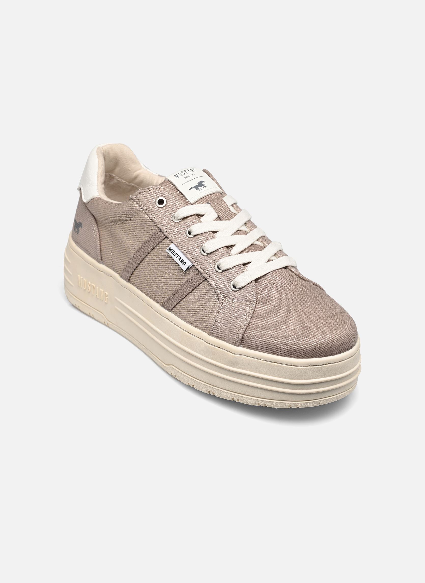 Baskets basses 1497301 femme or et bronze Mustang shoes Baskets basses 1497301 femme or et bronze Or