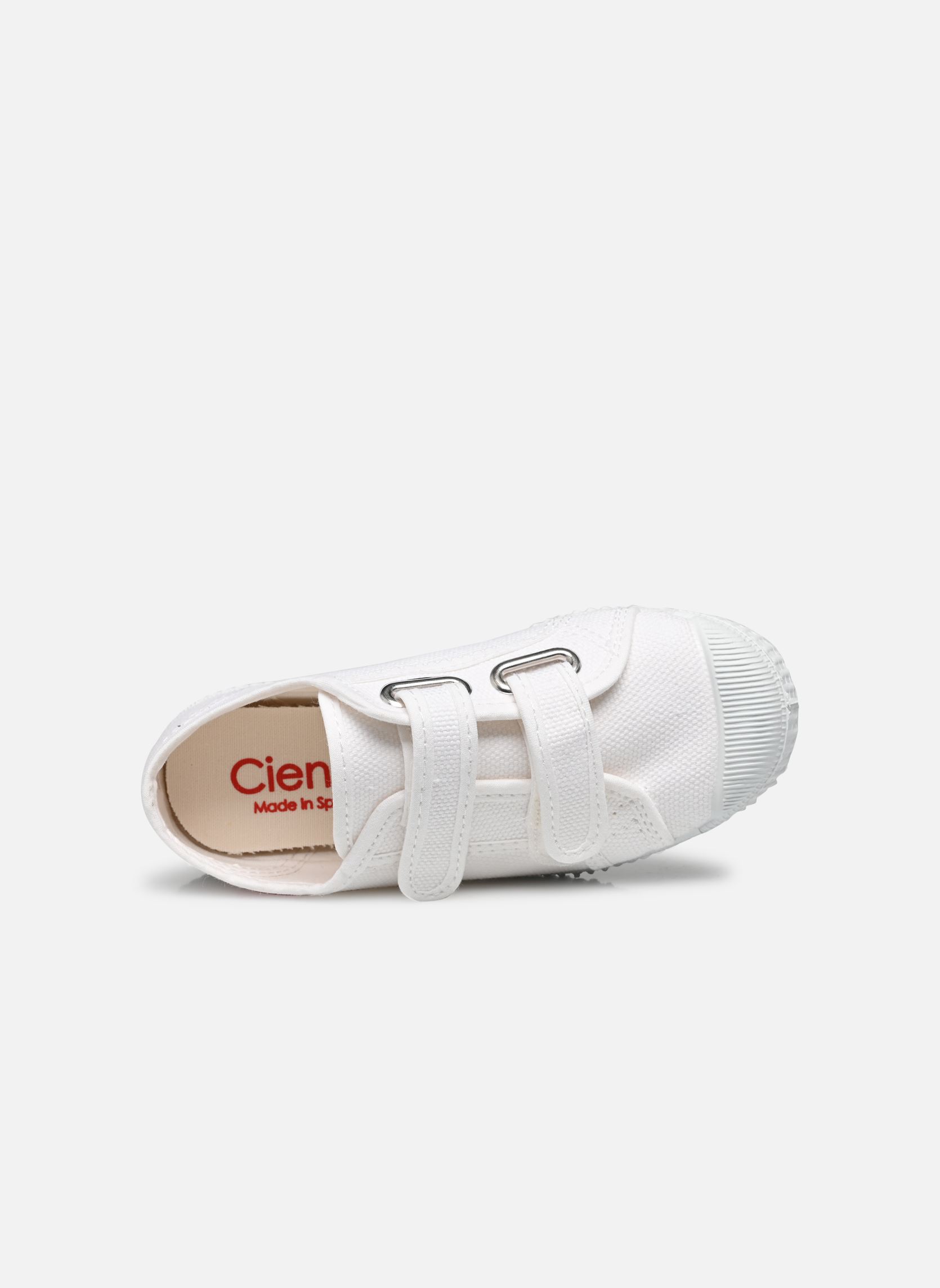 Lage sneakers Doble velcro punt. wit Cienta Lage sneakers Doble velcro punt. wit BLANCO