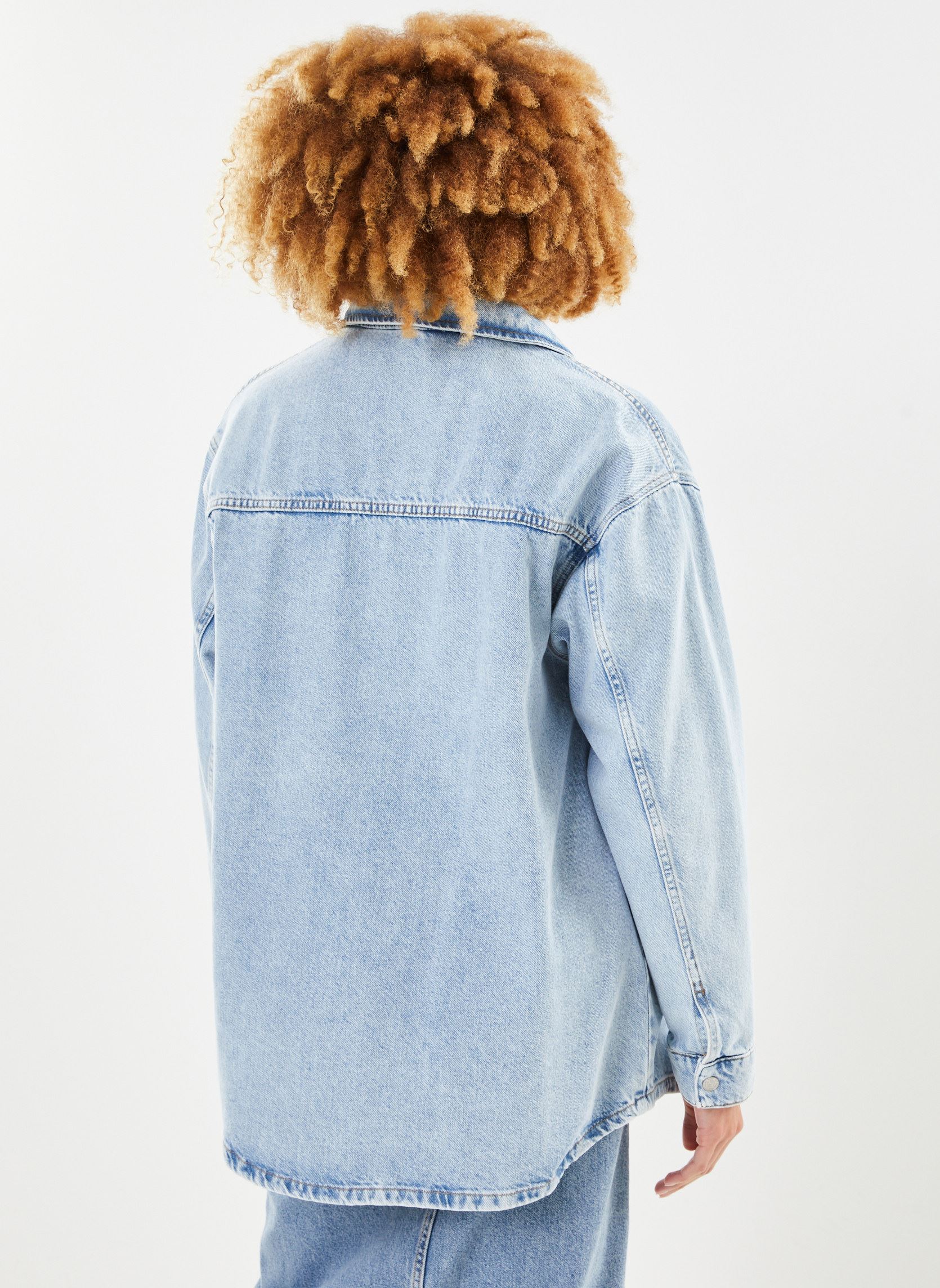 Vestes en jean Nmalva L/S Denim Shacket Az352Lb Noos femme bleu Noisy May Vestes en jean Nmalva L/S Denim Shacket Az352Lb Noos femme bleu Light Blue Denim