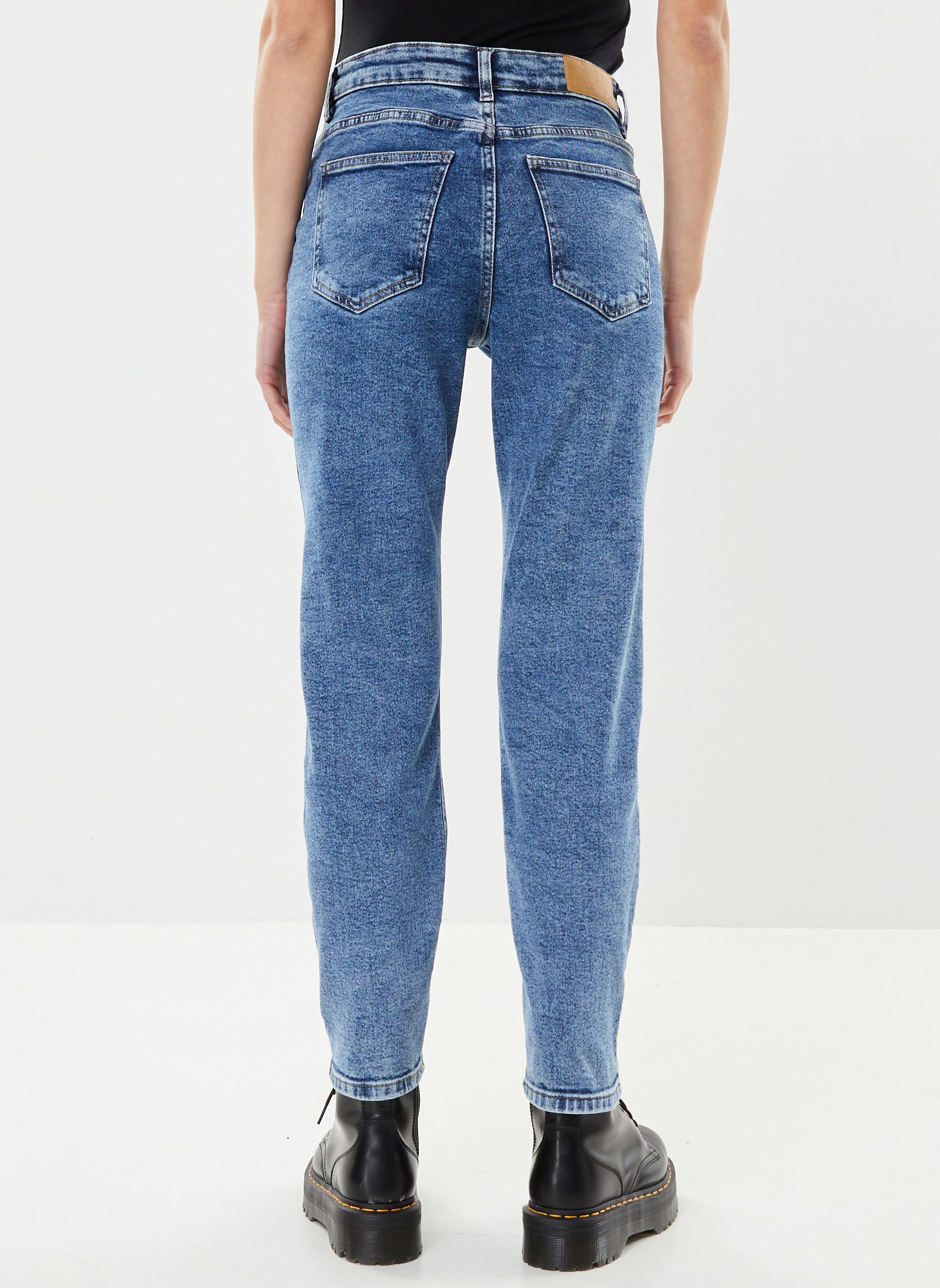 Jeans slim et skinny Nmmoni Hw St Ank Jeans Az358Mb Noos femme bleu Noisy May Jeans slim et skinny Nmmoni Hw St Ank Jeans Az358Mb Noos femme bleu Medium Blue Denim