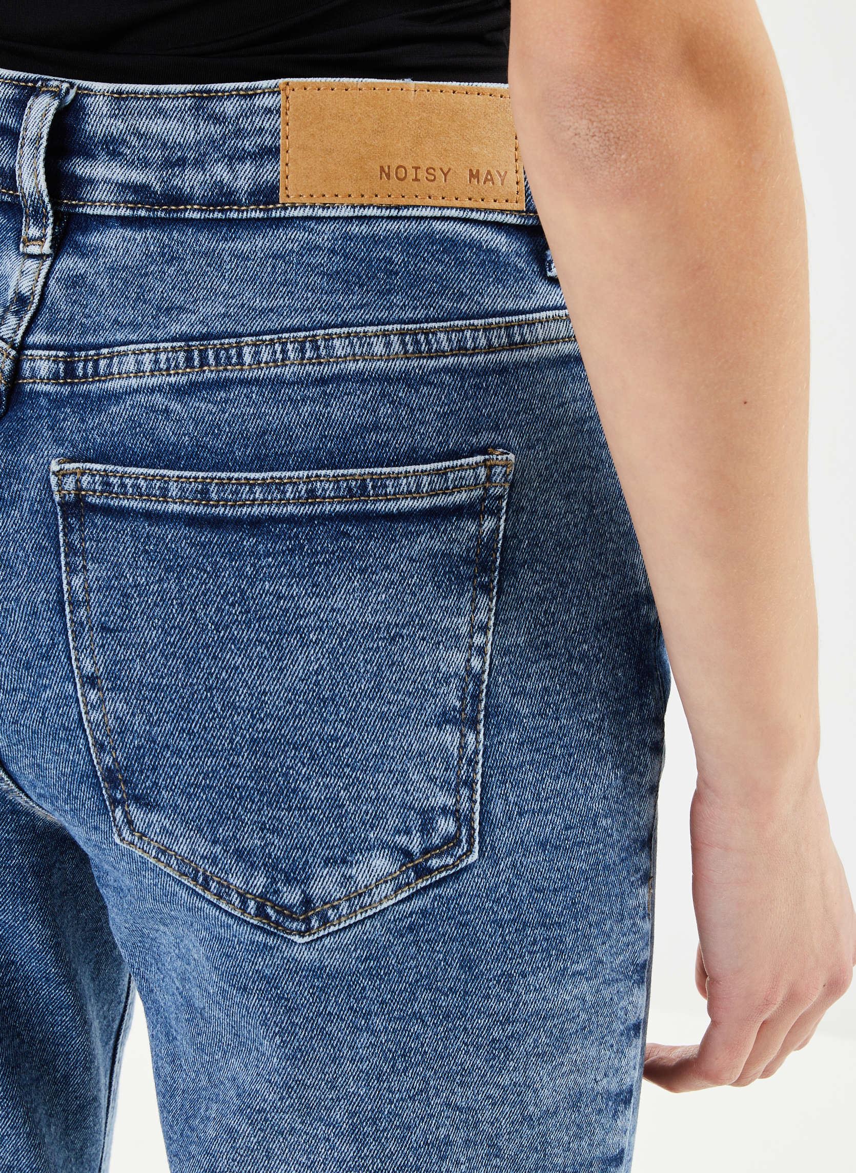 Jeans slim et skinny Nmmoni Hw St Ank Jeans Az358Mb Noos femme bleu Noisy May Jeans slim et skinny Nmmoni Hw St Ank Jeans Az358Mb Noos femme bleu Medium Blue Denim