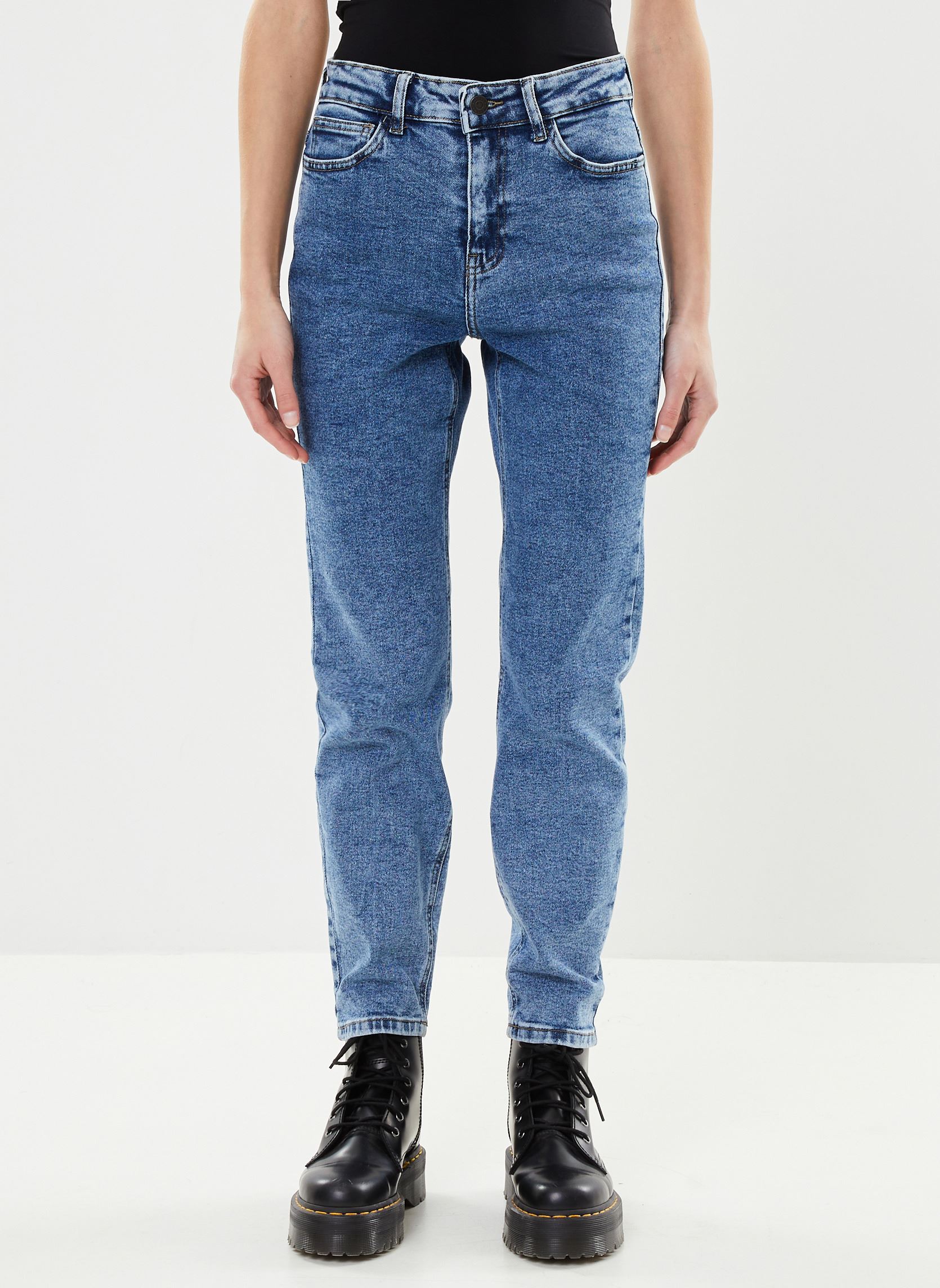 Jeans slim et skinny Nmmoni Hw St Ank Jeans Az358Mb Noos femme bleu Noisy May Jeans slim et skinny Nmmoni Hw St Ank Jeans Az358Mb Noos femme bleu Medium Blue Denim