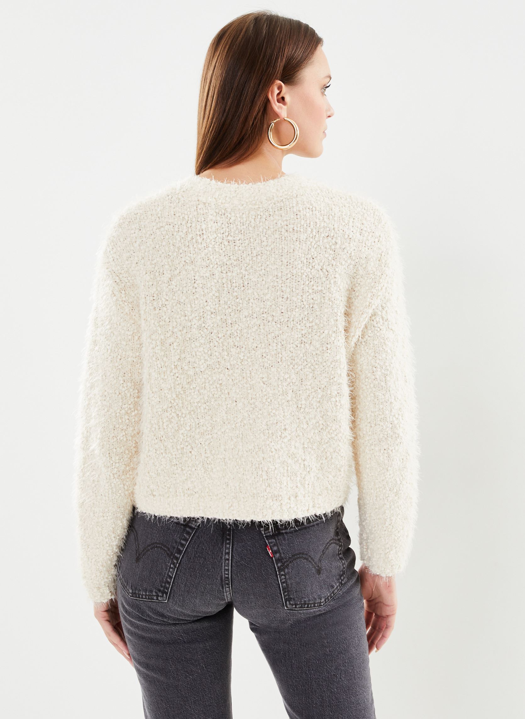 Pullover Nmsassy L/S O-Neck Knit Noos damen beige Noisy May Pullover Nmsassy L/S O-Neck Knit Noos damen beige Eggnog