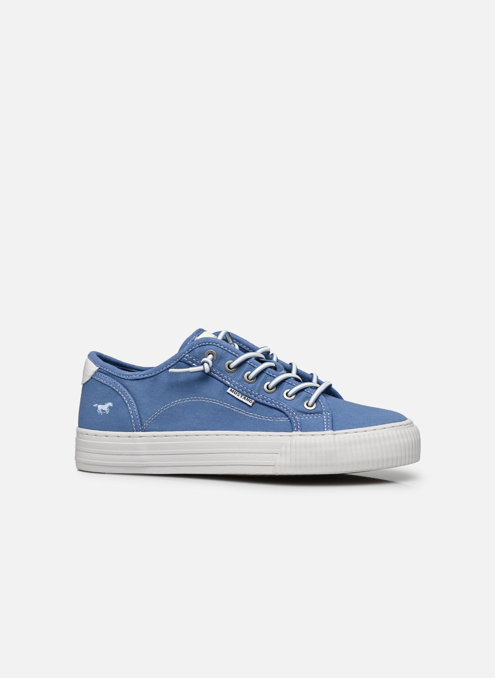 Scarpe Da Ginnastica Donna MUSTANG 1358-306 - Sneaker Sportive Con Allacciatura E Combinazione Di Materiali, Suola Flessibile - 5