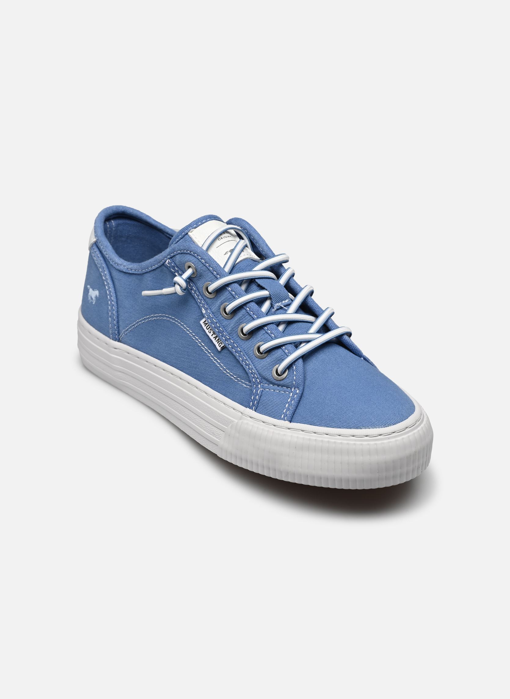 Print sneakers 1420304 dames blauw Mustang shoes Print sneakers 1420304 dames blauw Bleu